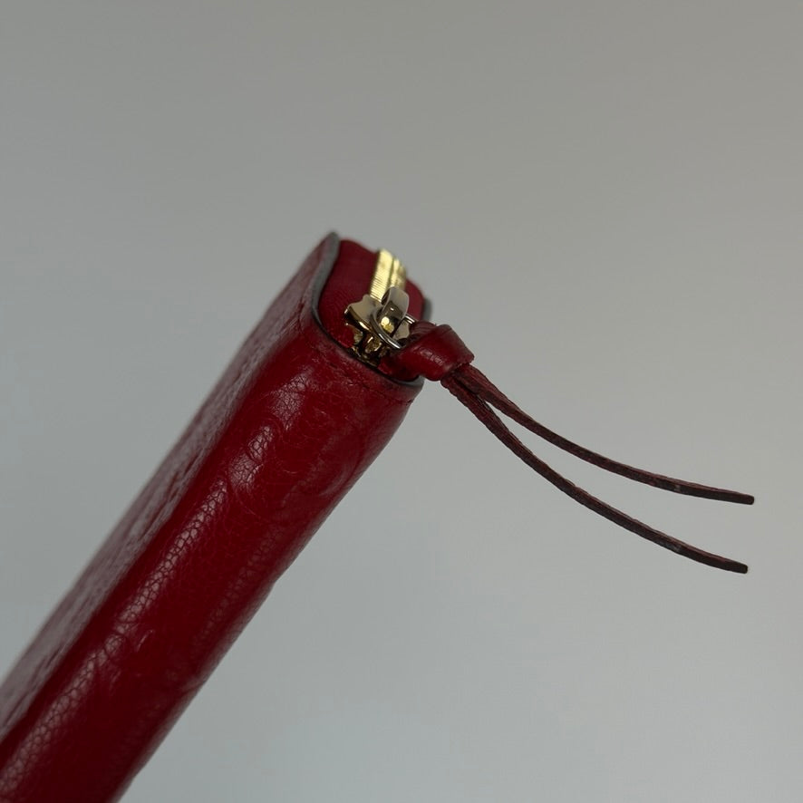 Louis Vuitton Empreinte Zippy Wallet Red - Queen May