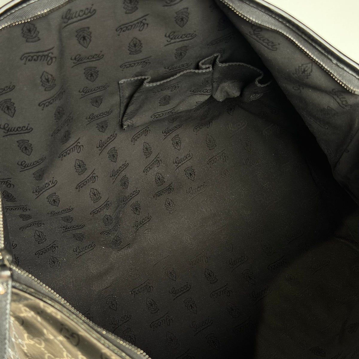 Gucci Black Imprime Tote Bag