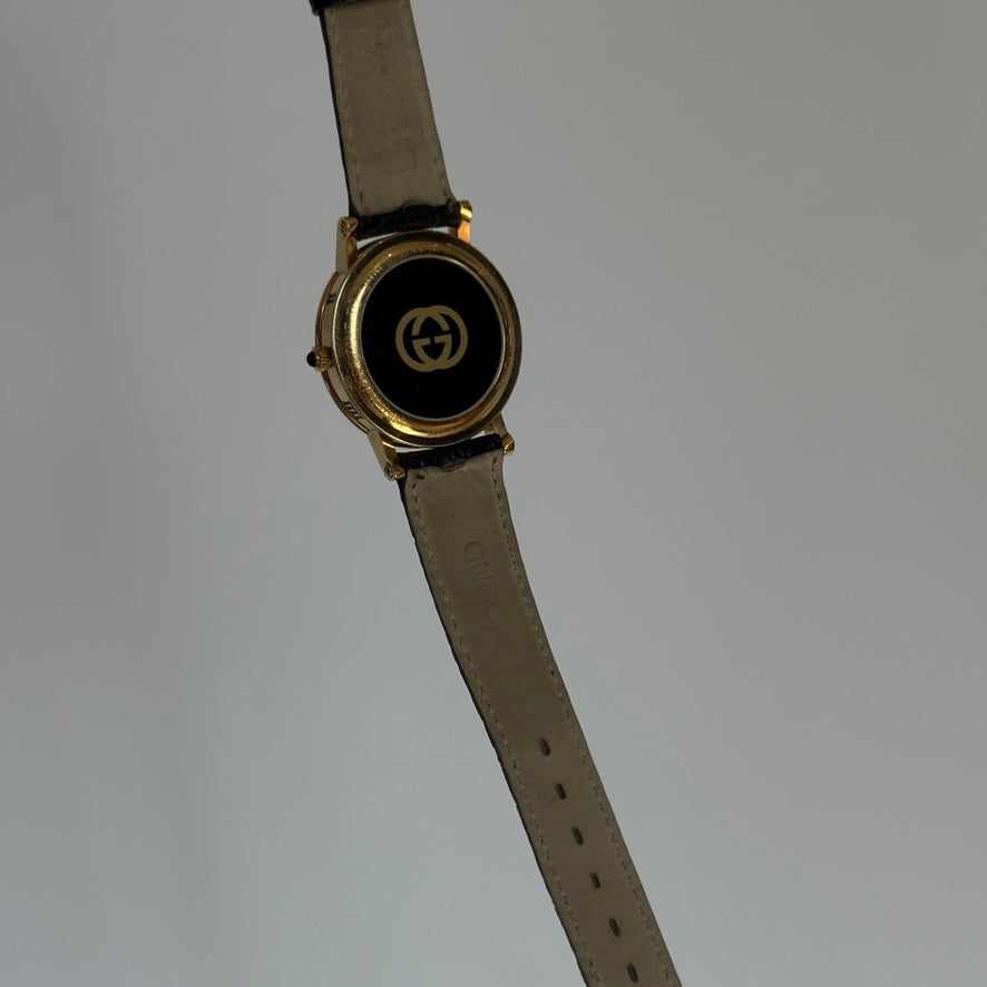 Vintage Gucci 1990s Round Watch - Queen May