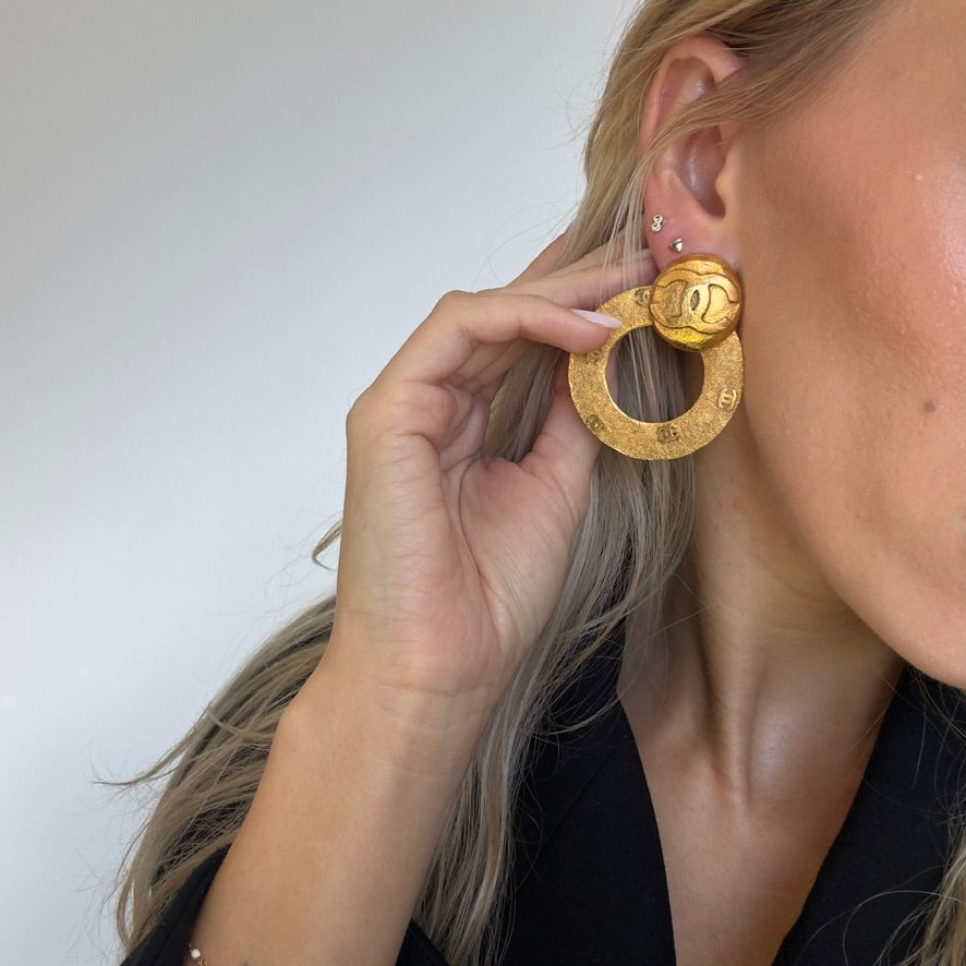 Vintage Chanel Collection 29 2 Way Clip On Earrings - Queen May