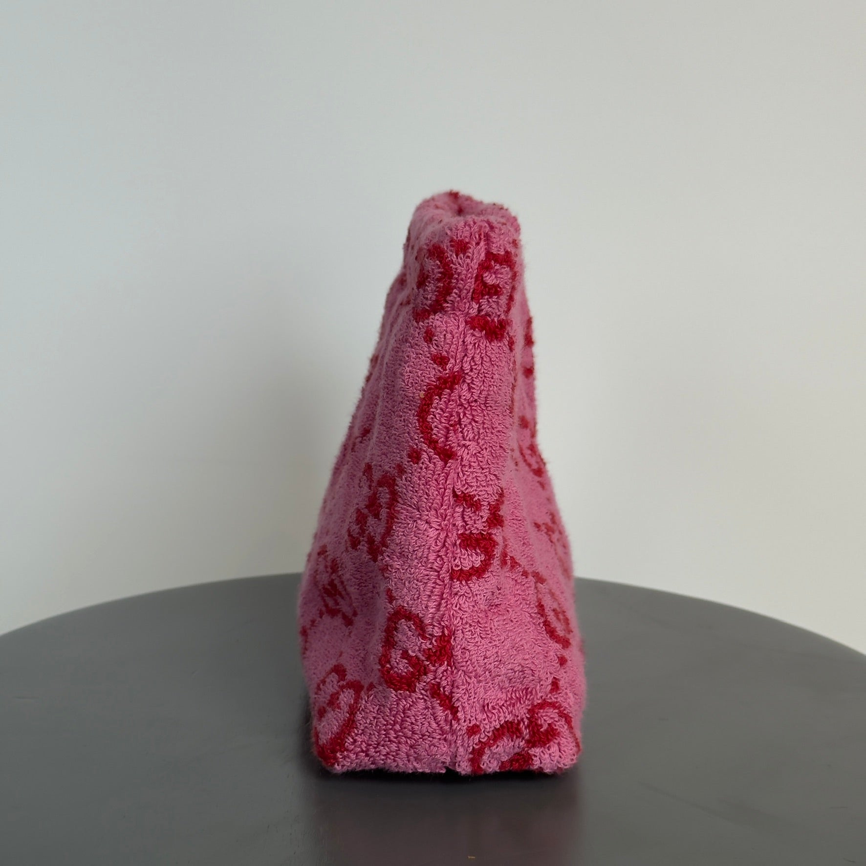 Lady Cuir x Queen May The “Ciao Bella” Towel Clutch Dark Pink - Queen May