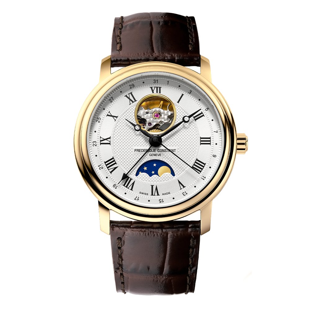 Frederique Constant Classics Heart Beat Moonphase Date Gold - Queen May