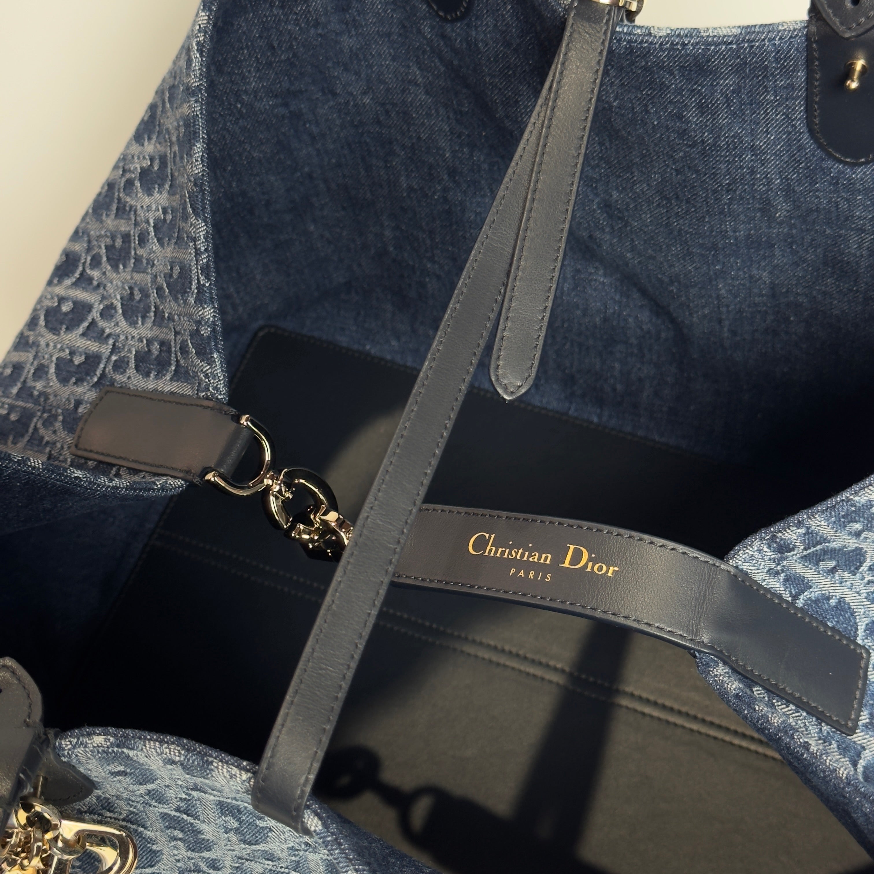 Christian Dior Jacquard Oblique Large Toujours Bag
