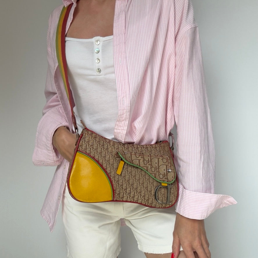 Dior Diorissimo Rasta Trotter Shoulder Bag - Queen May