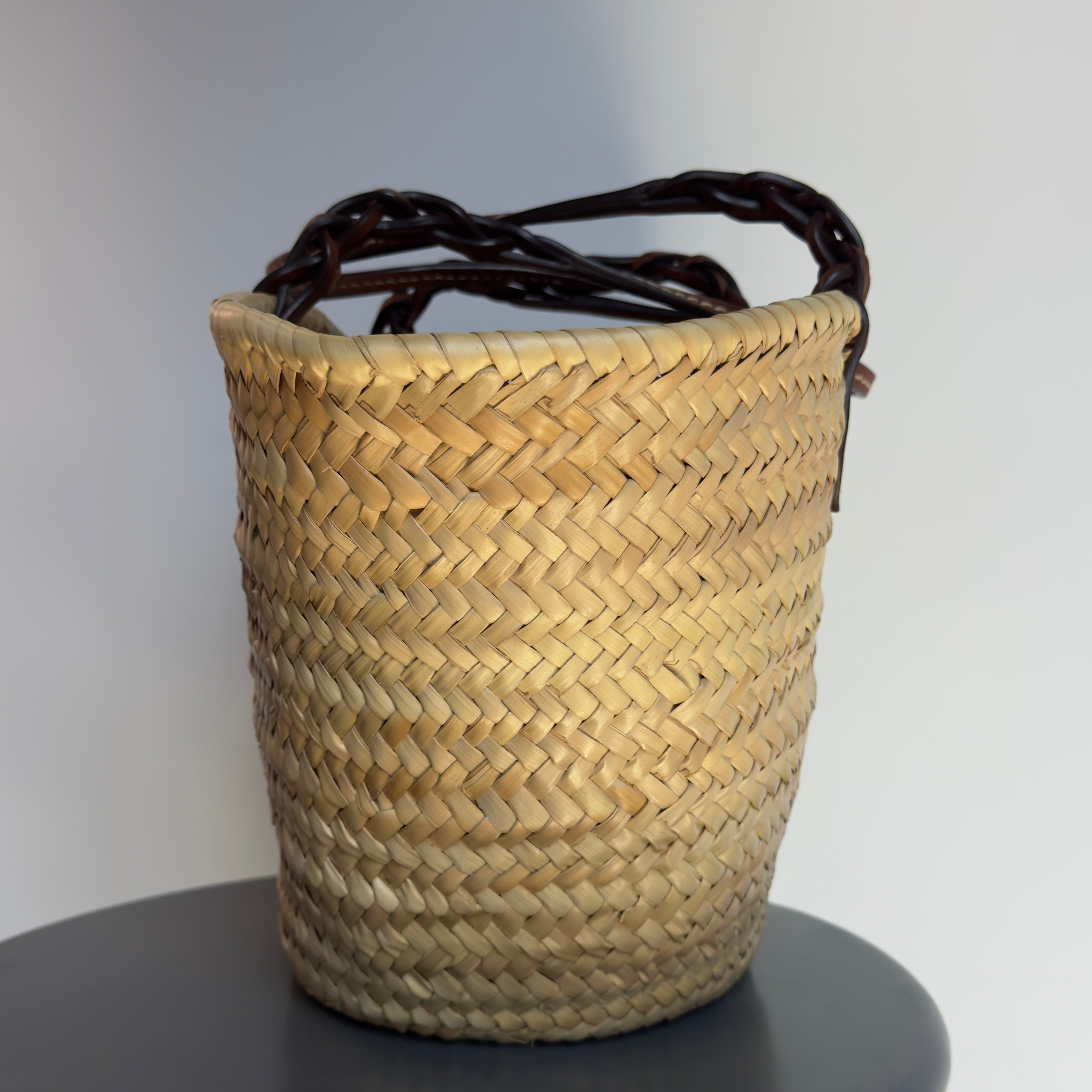 Prada Raffia Bucket Bag - Queen May
