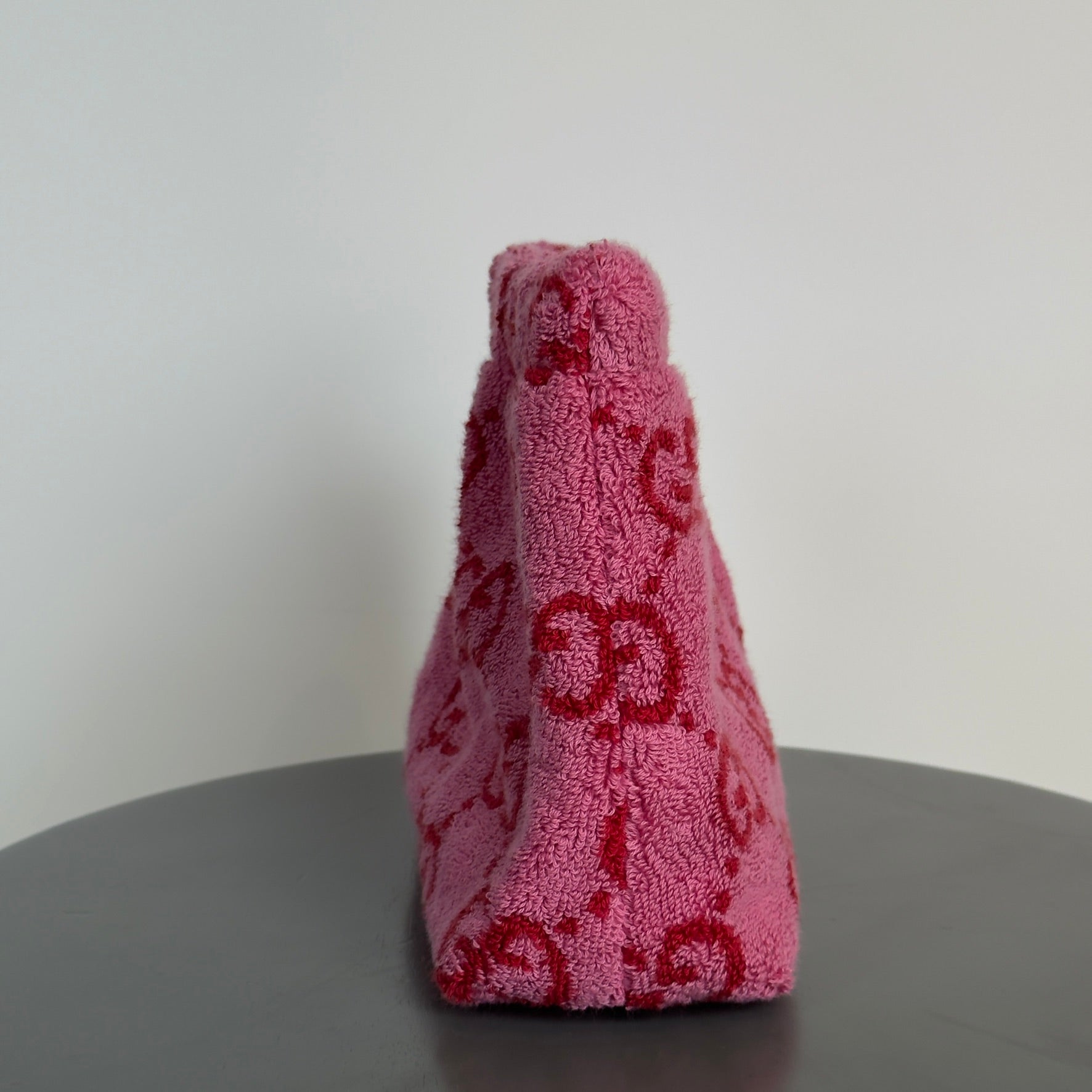 Lady Cuir x Queen May The “Ciao Bella” Towel Clutch Dark Pink - Queen May