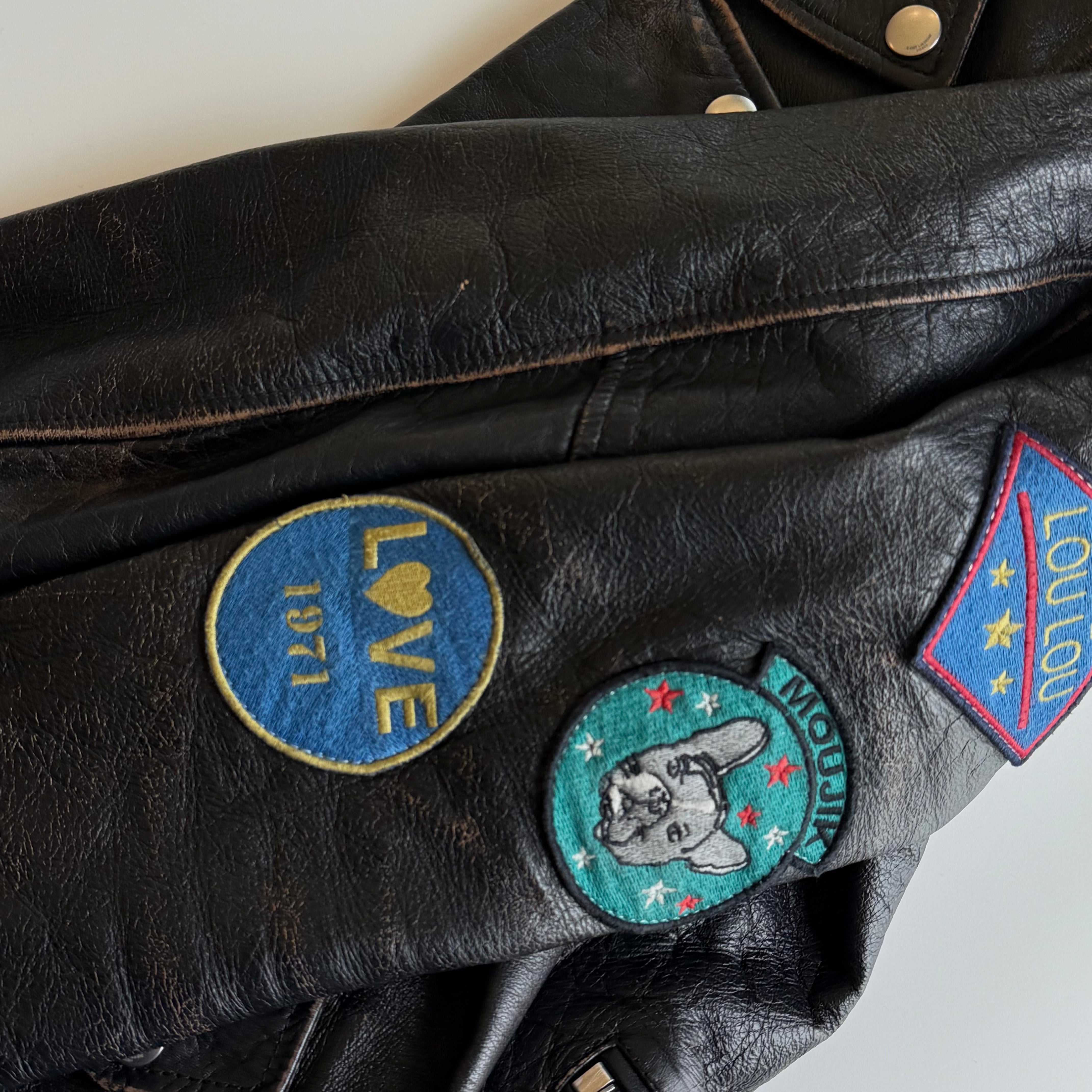 Saint Laurent 2017 Calf Leather Biker Jacket - Queen May