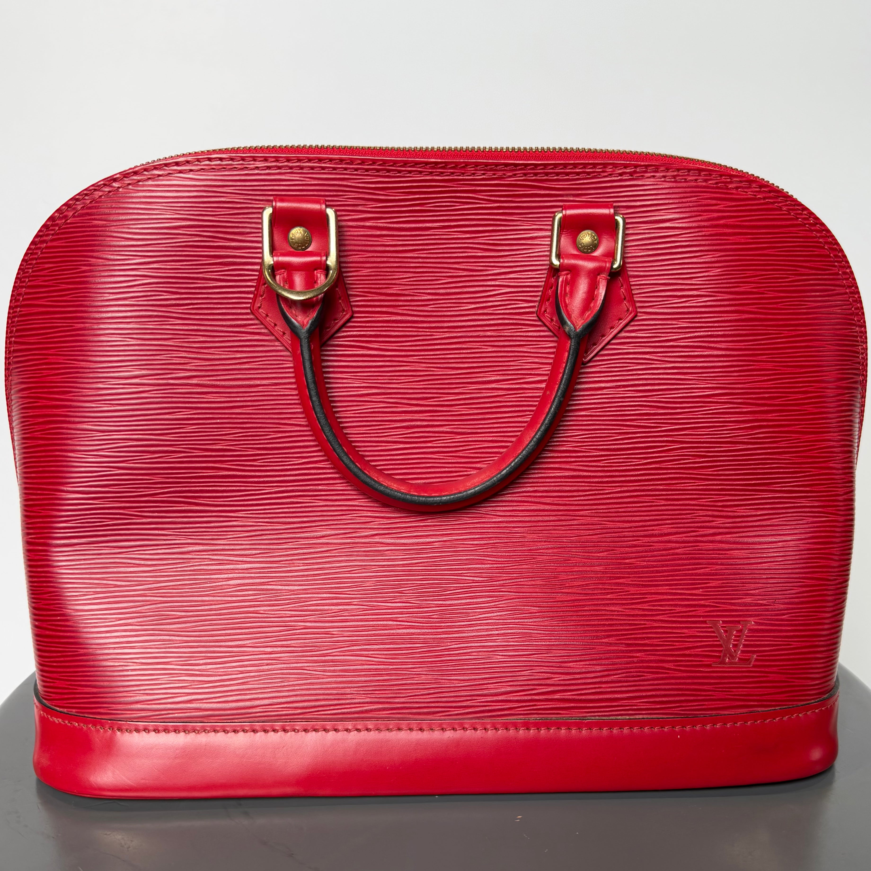 Louis Vuitton Red Epi Leather Alma Pm - Queen May