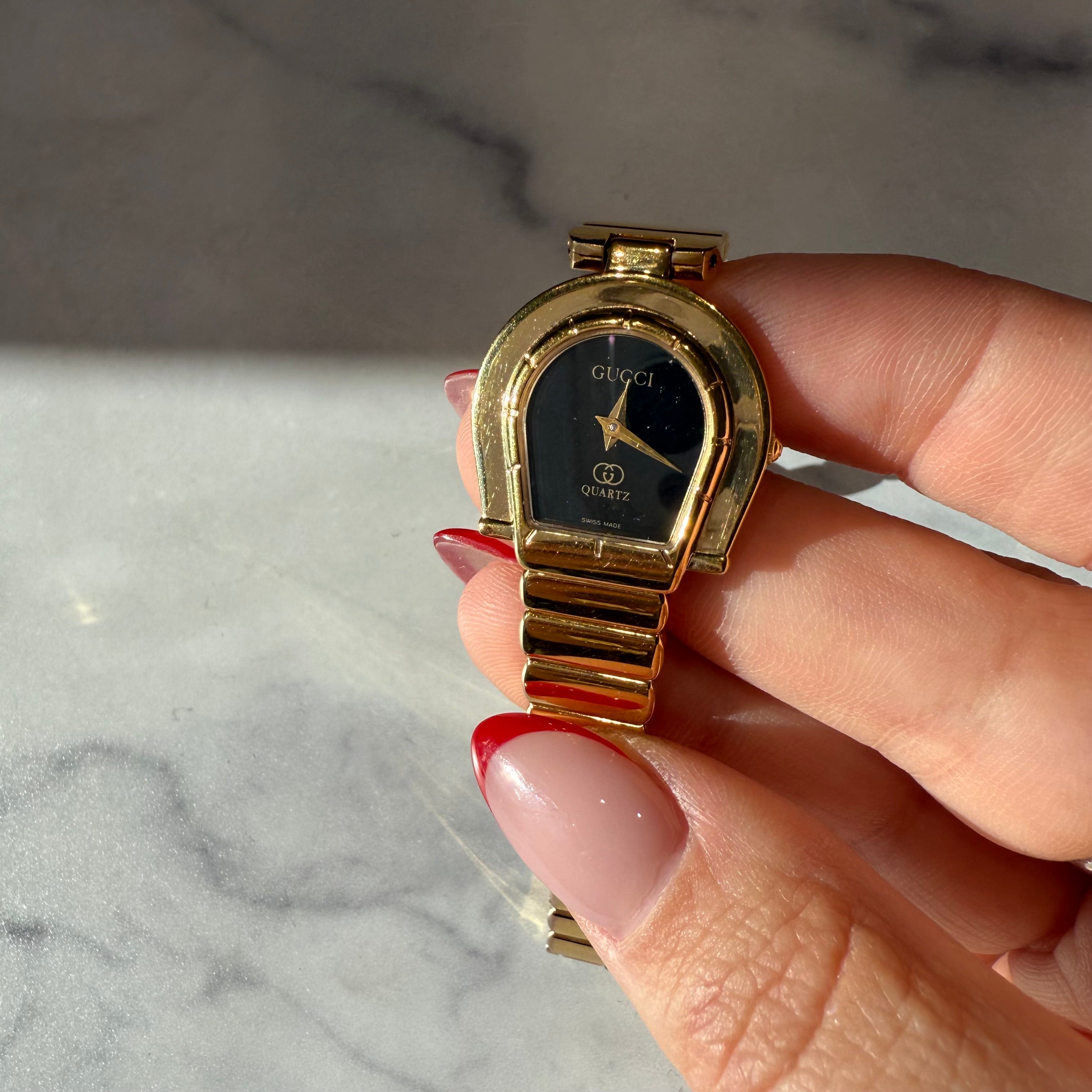 Rare Vintage Gucci Horsebit Watch - Queen May