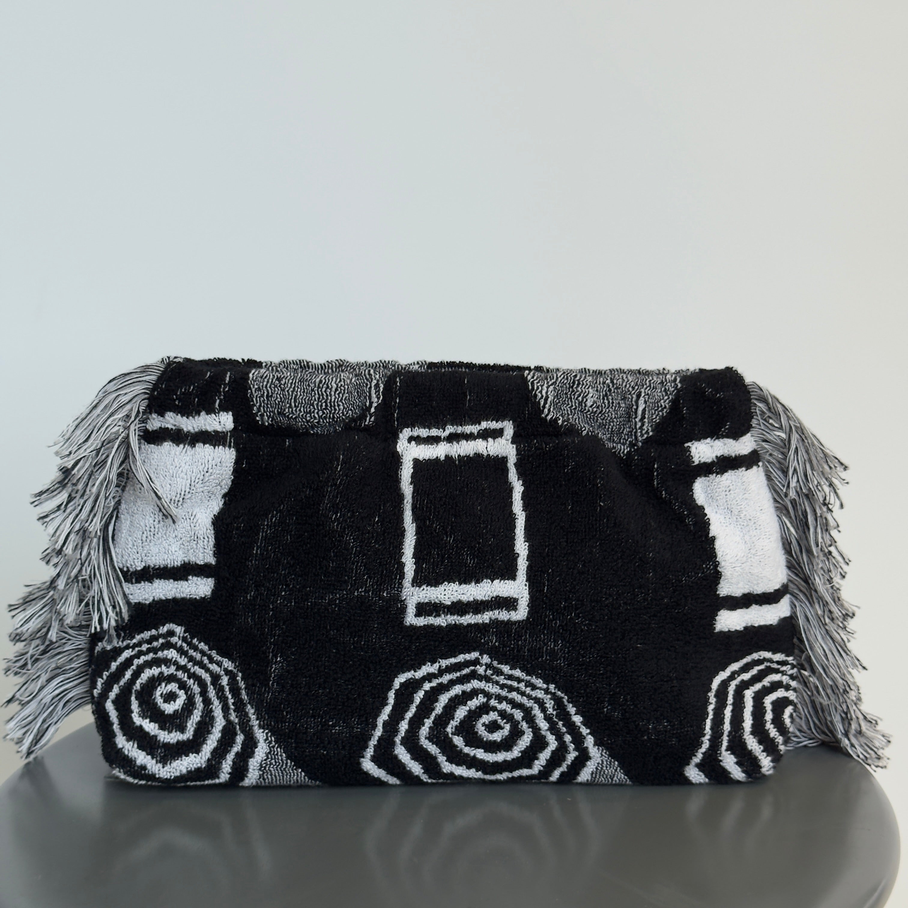 Lady Cuir x Queen May Fringe Tote Clutch - Queen May