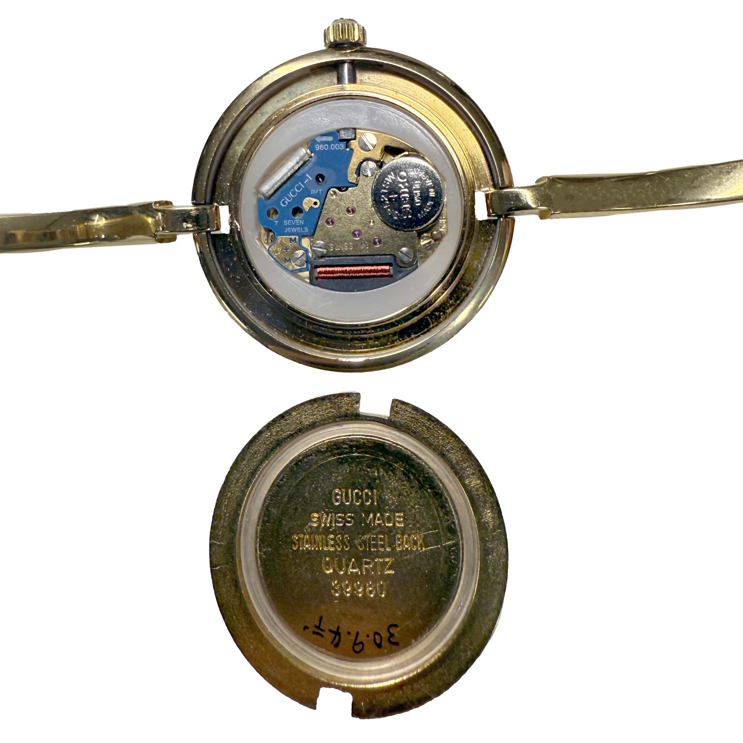 Vintage Gucci Interchangeable Bezel Watch (#7) - Queen May