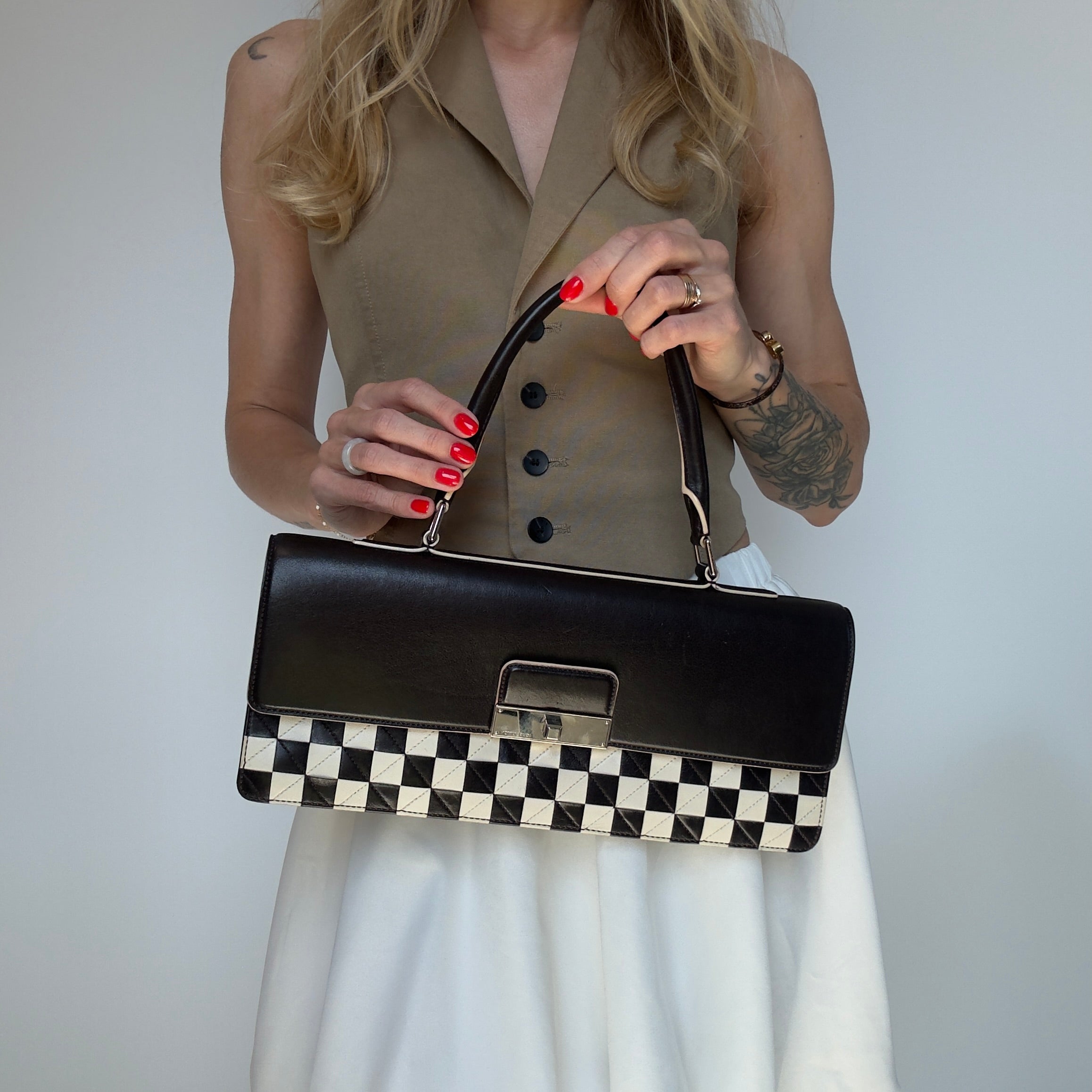 Louis Vuitton East West Mosaic Envelope Top Handle Spring Summer 2013 - Queen May