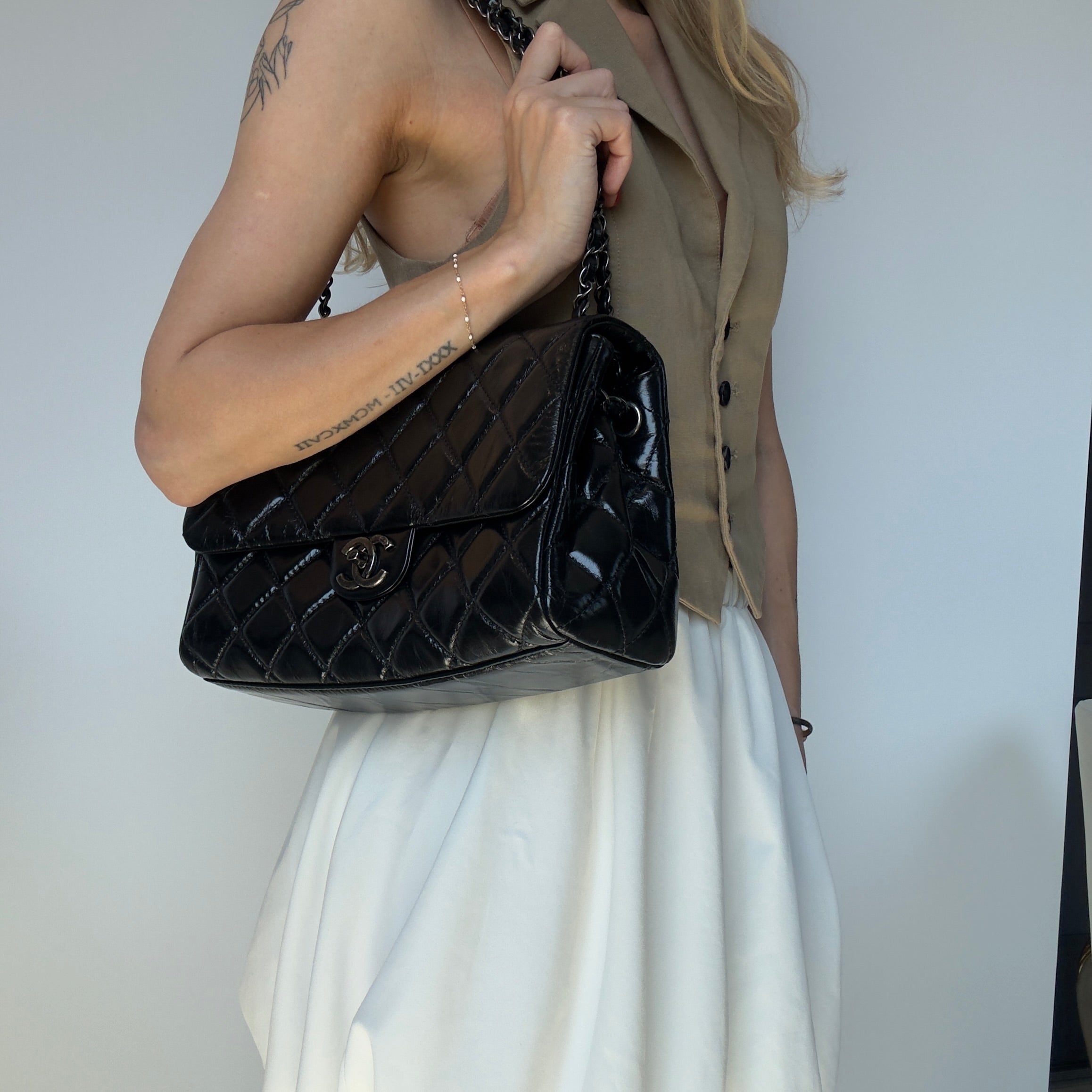 Chanel Crinkled Calfskin 15C Flap Bag - Queen May