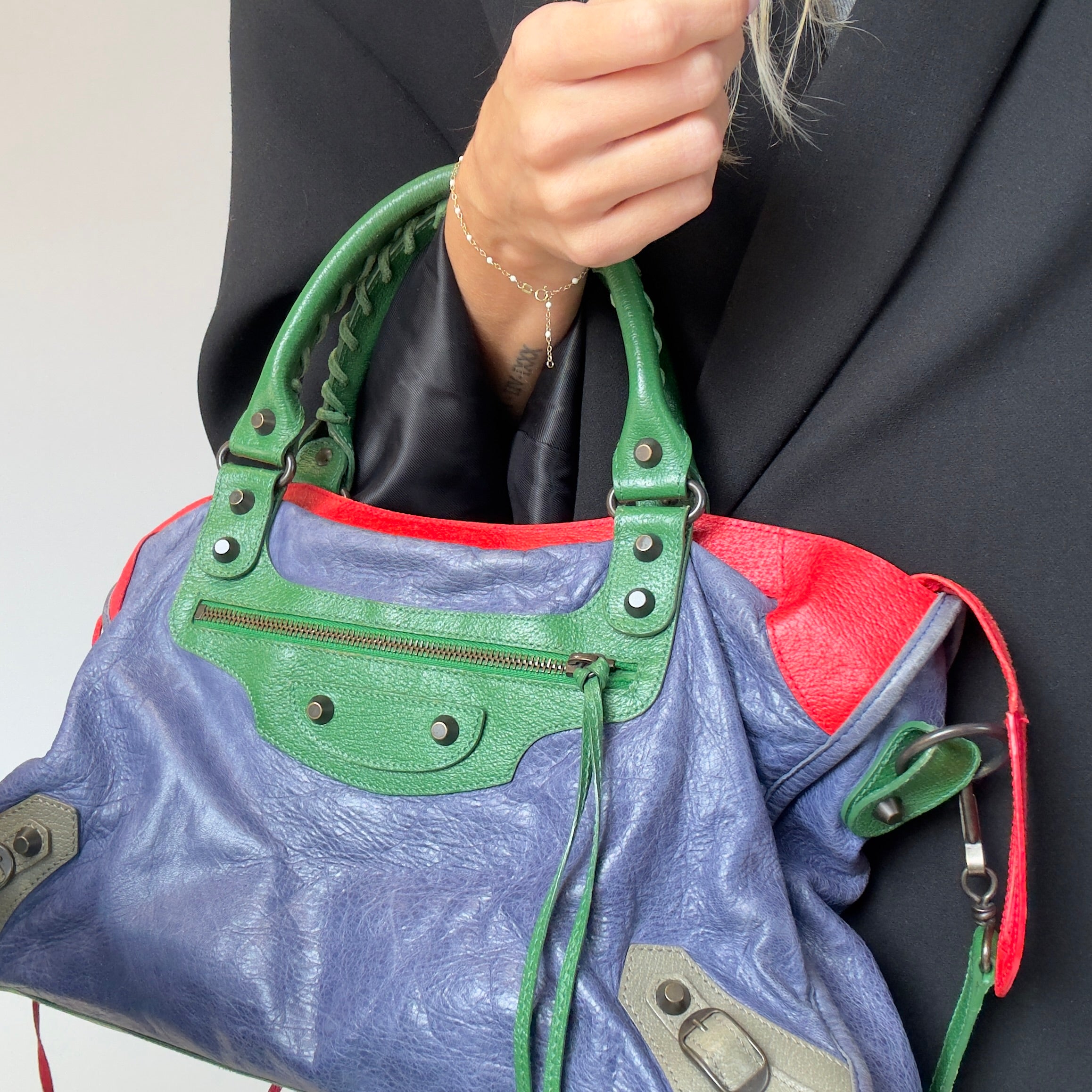 Balenciaga Multicolor First City Bag - Queen May