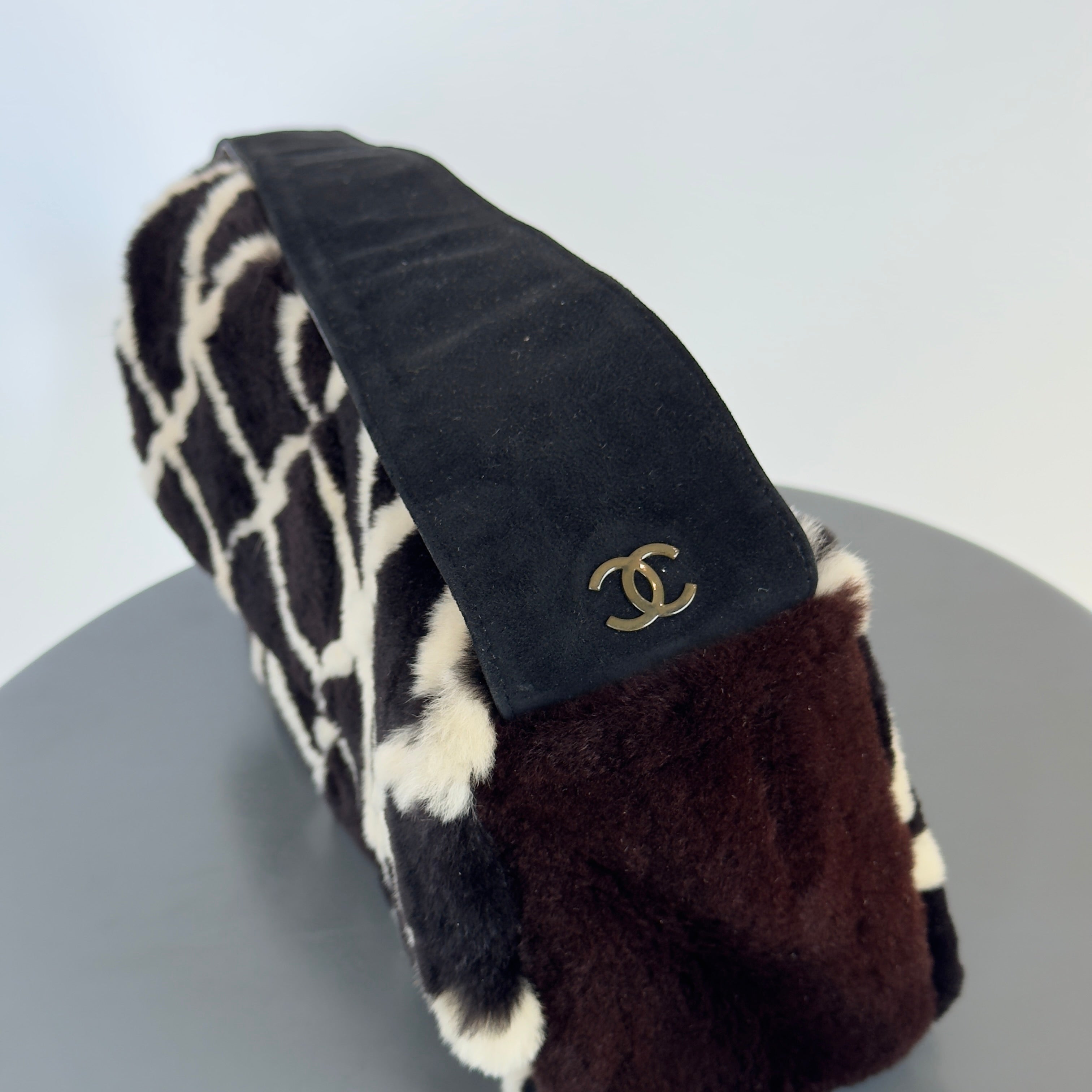 Chanel Mouton Shearling and Suede Bag 1996-1997 - Queen May