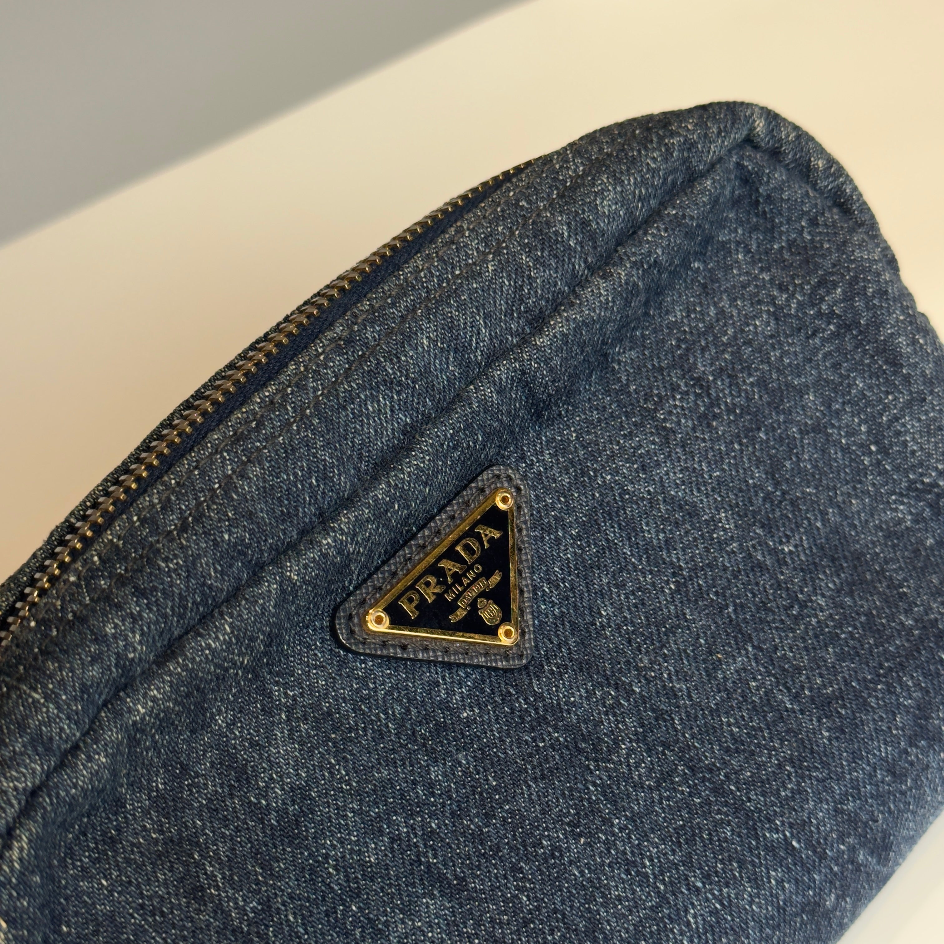 Prada Denim Pouch - Queen May
