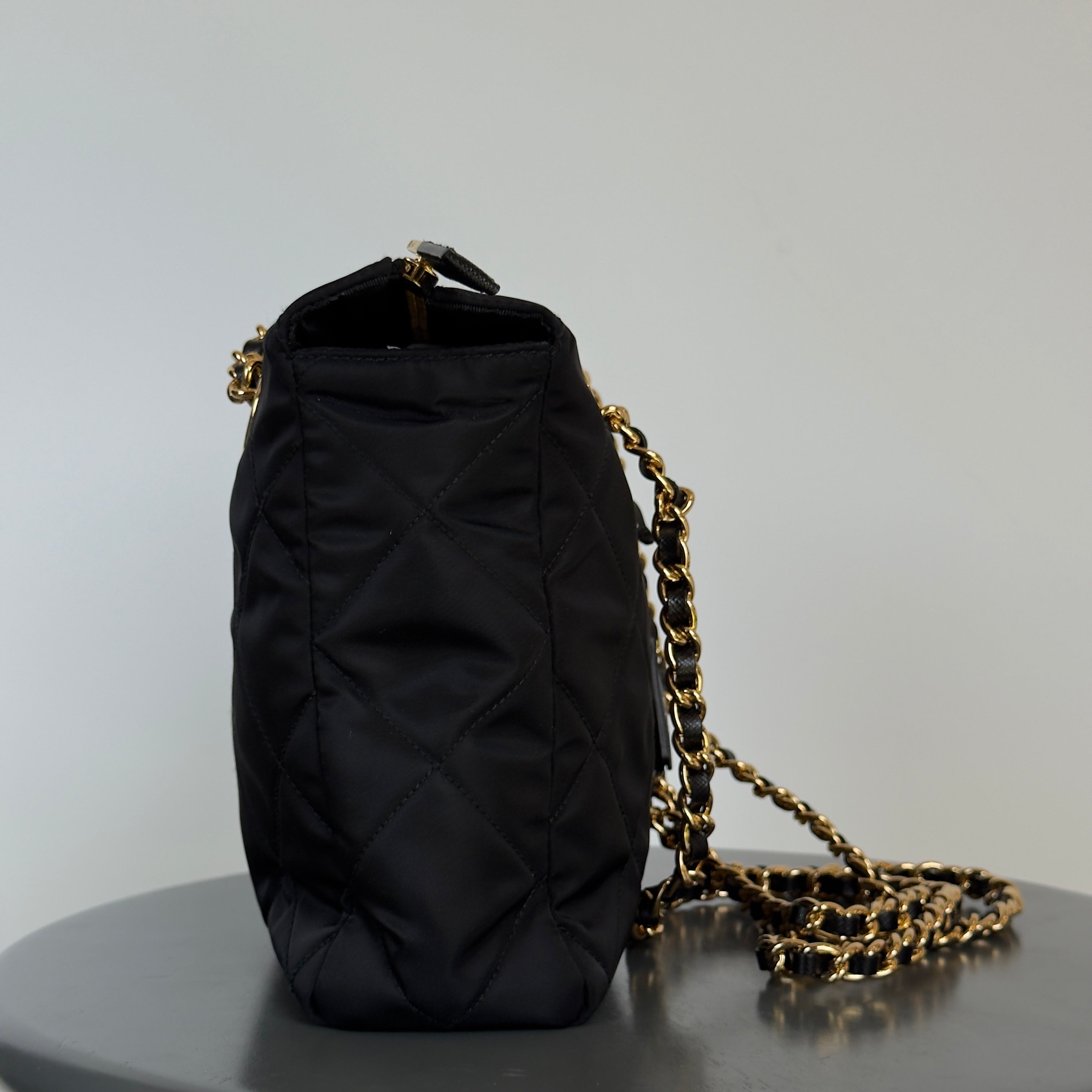 Prada ReEdition 1995 Chain Re-Nylon Tote Bag - Queen May