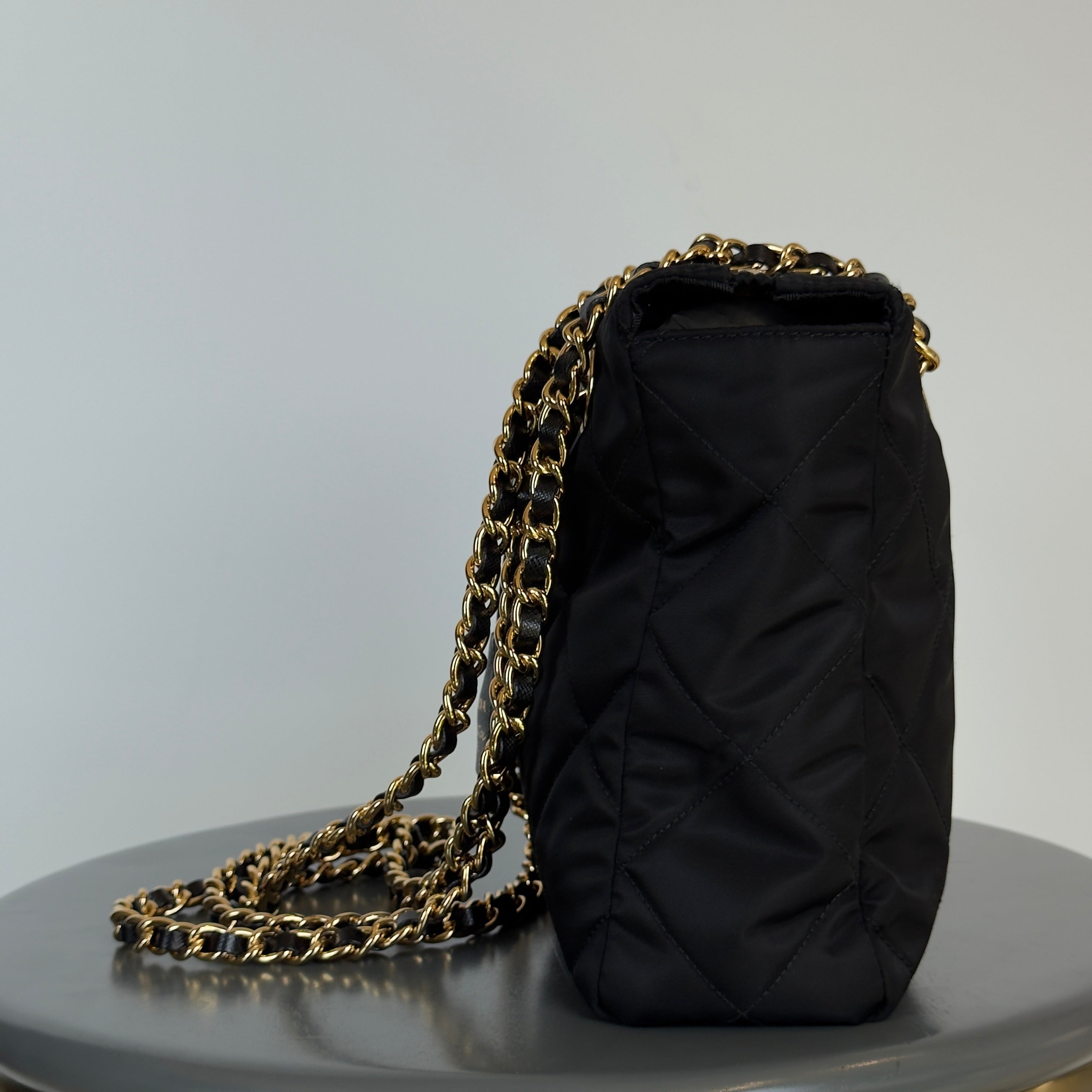 Prada ReEdition 1995 Chain Re-Nylon Tote Bag - Queen May