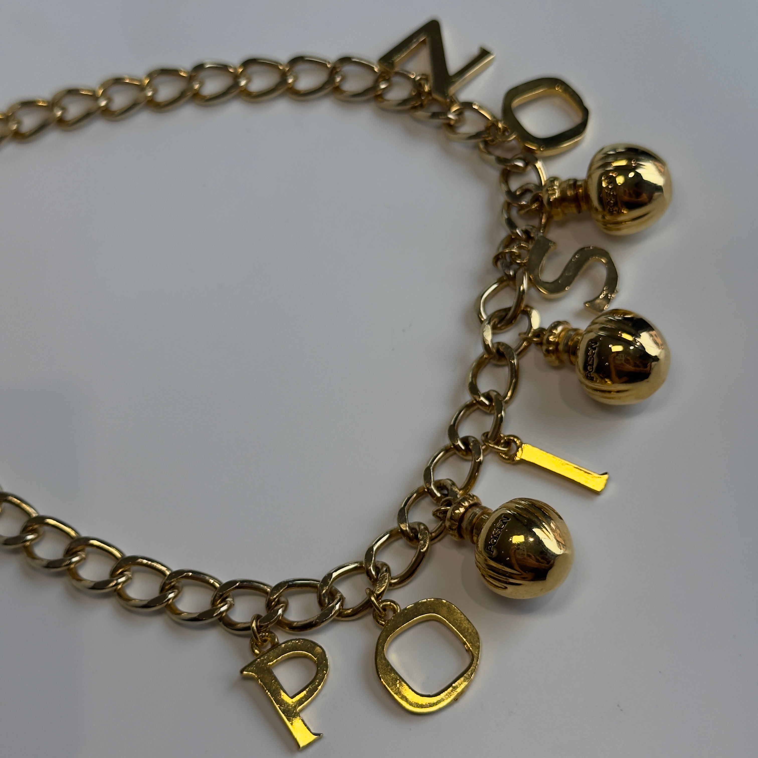 Christian Dior Y2K Perfume Bottle "Poison" Necklace - Queen May