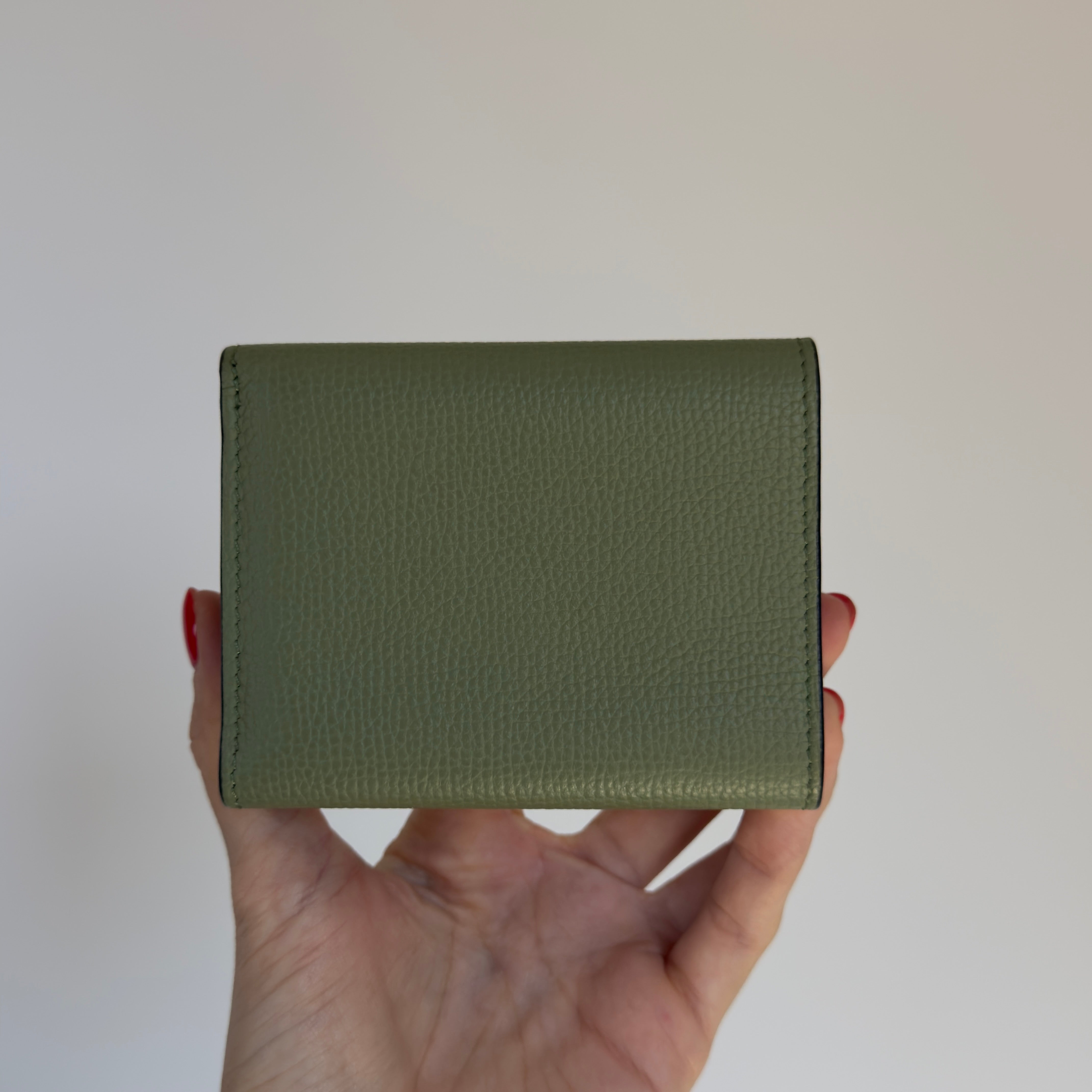 Loewe Anagram Trifold Wallet in Pebble Grained Calfskin - Queen May