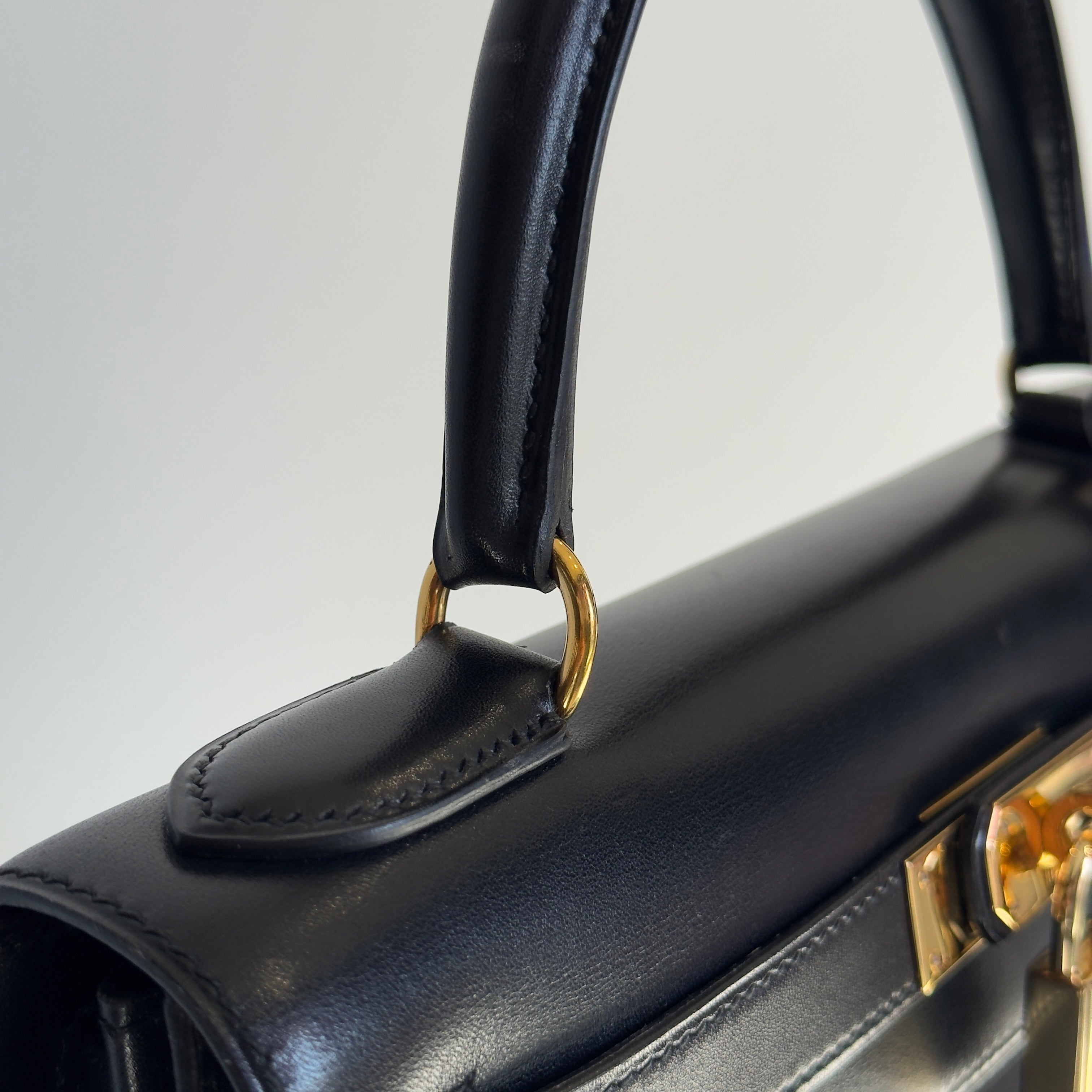 Hermes Black Box Kelly 28 Sellier Bag - Queen May