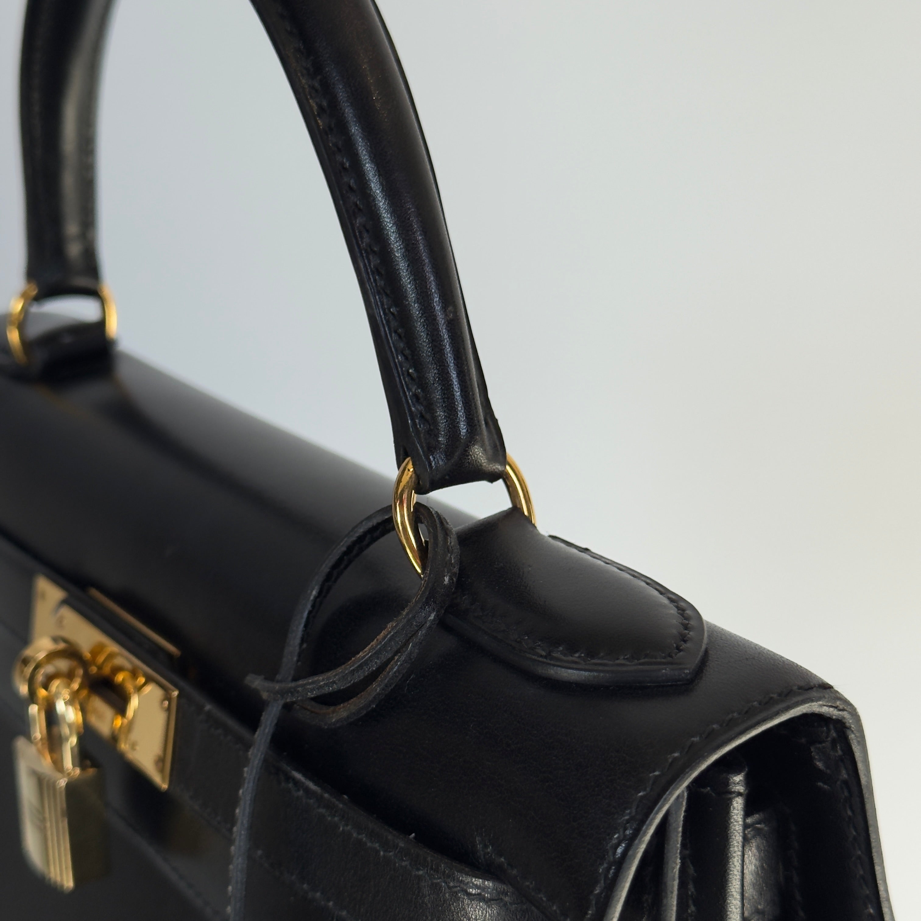 Hermes Black Box Kelly 28 Sellier Bag - Queen May