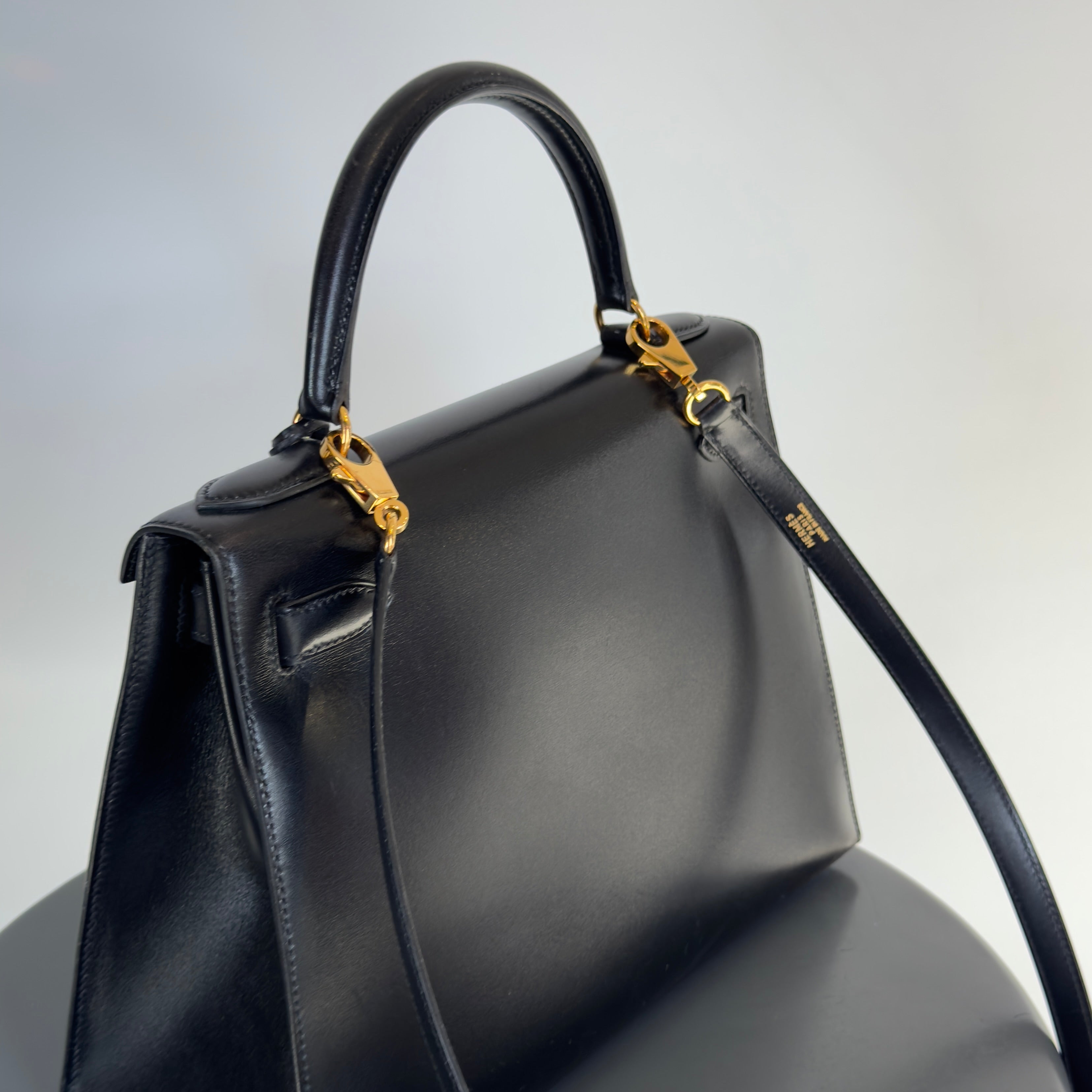 Hermes Black Box Kelly 28 Sellier Bag - Queen May