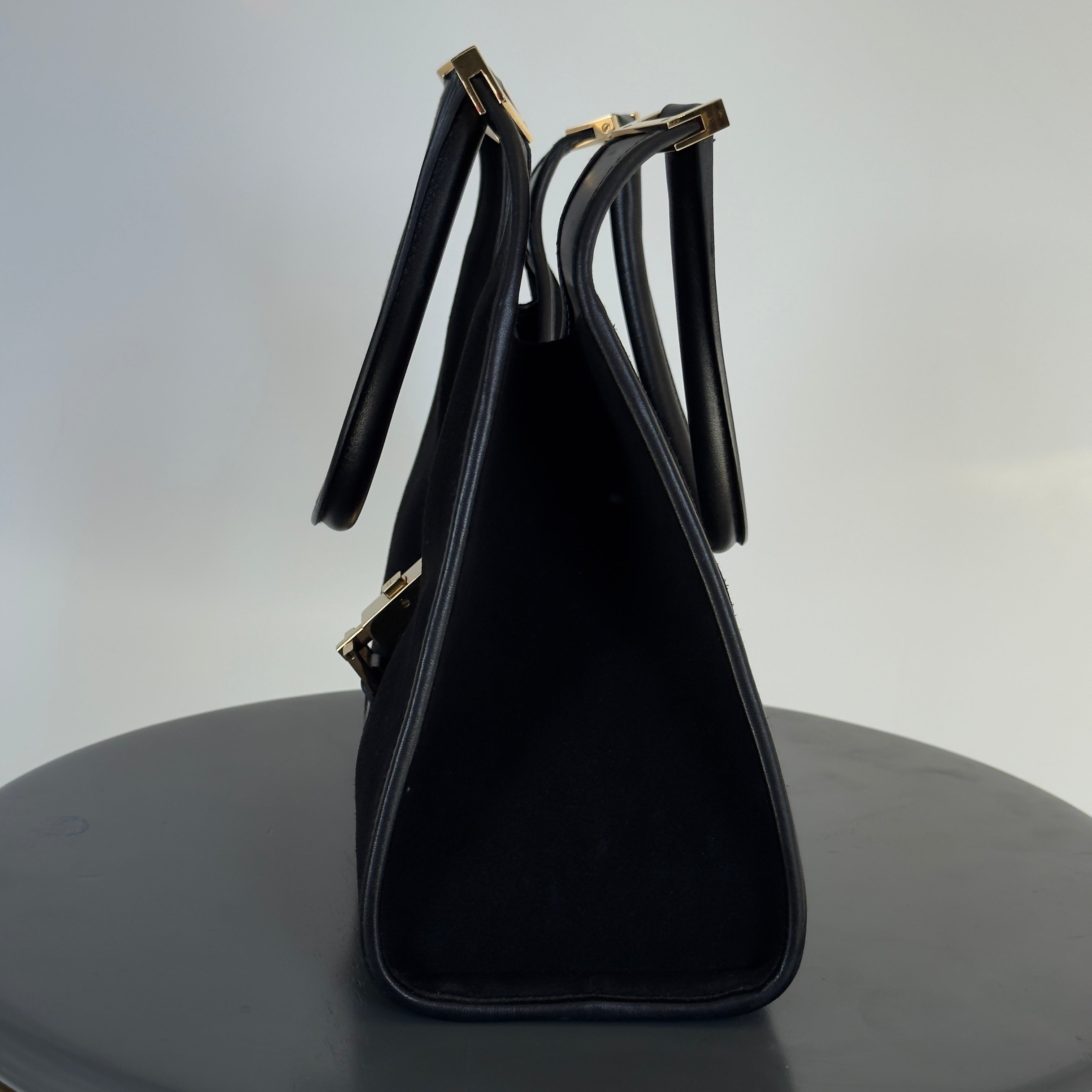 Gucci Monogram Small Bardot Black - Queen May