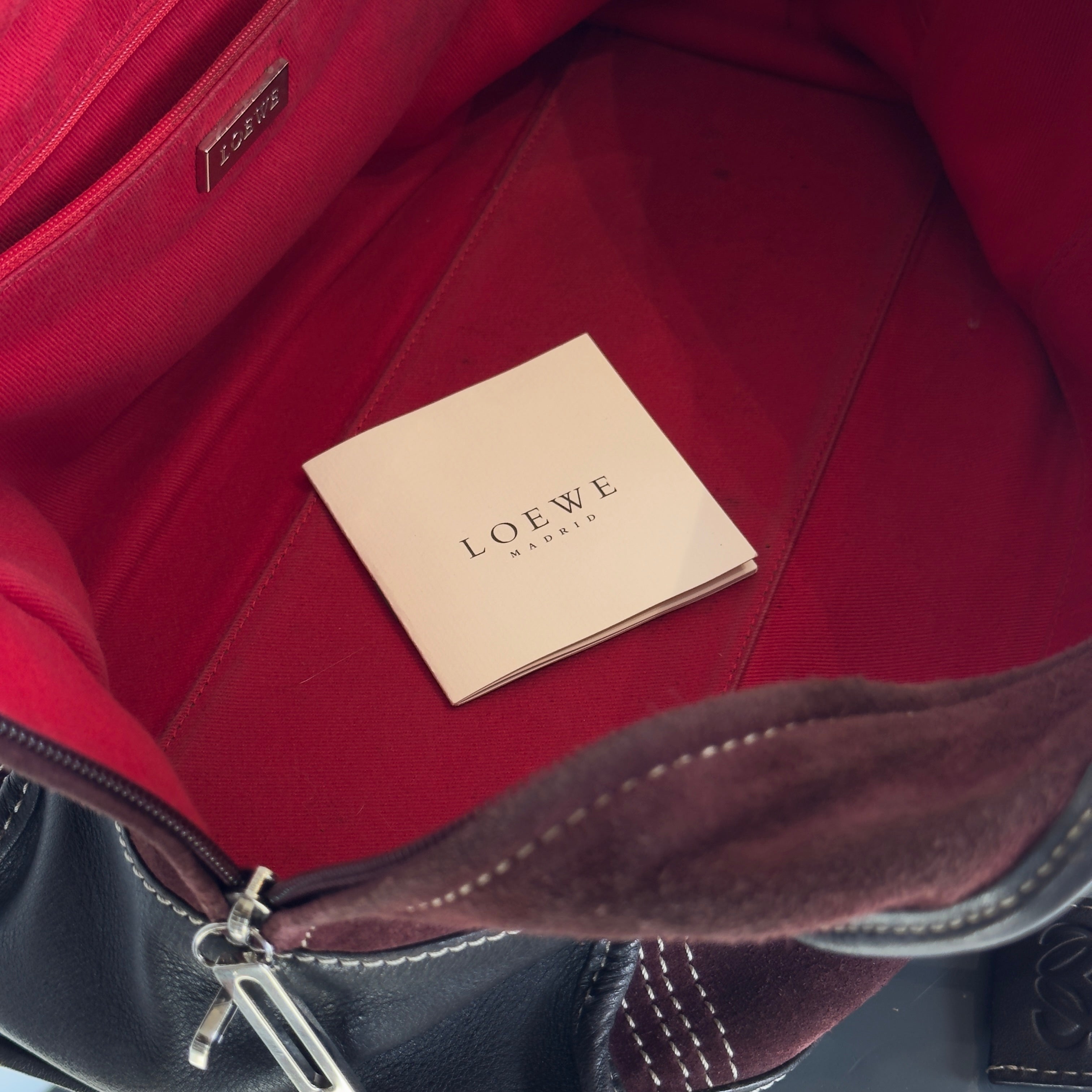 Loewe Suede Amazona Burgundy - Queen May