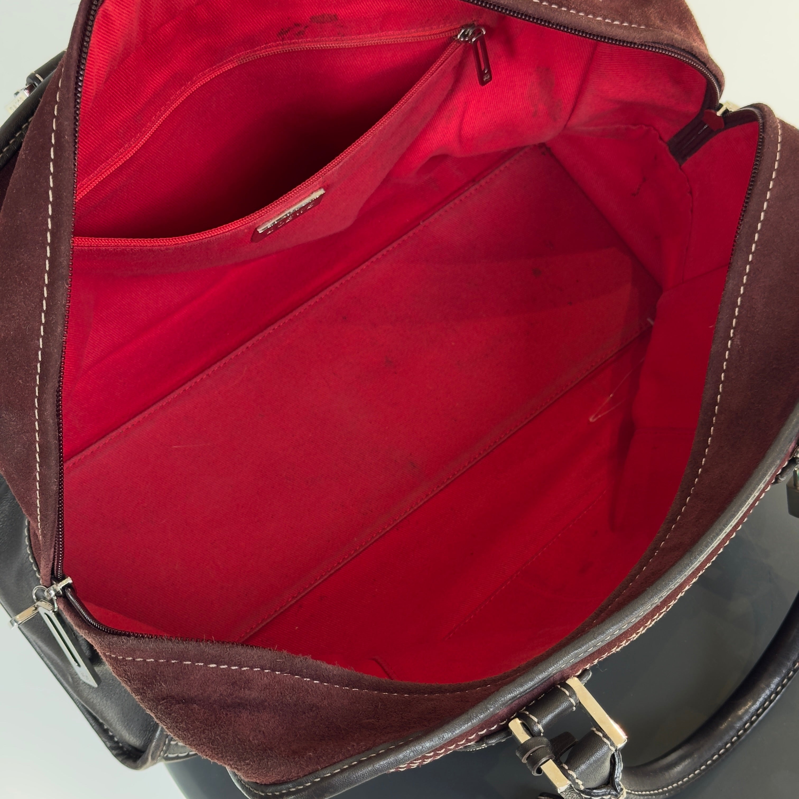 Loewe Suede Amazona Burgundy - Queen May