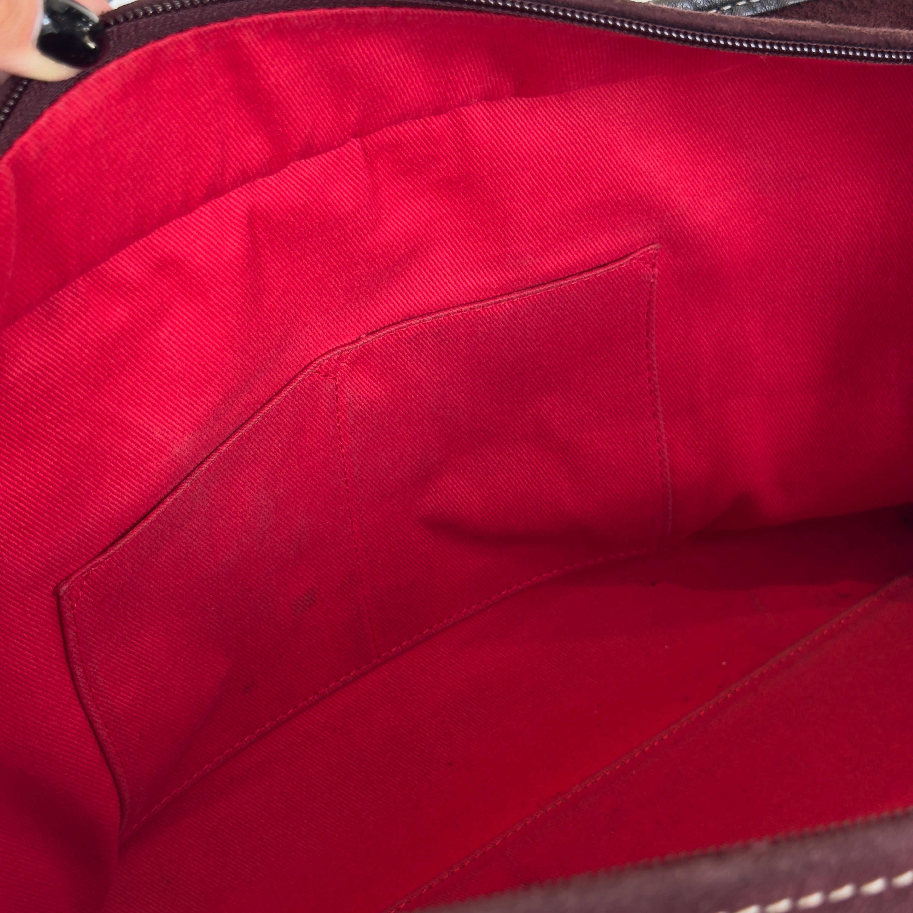 Loewe Suede Amazona Burgundy - Queen May