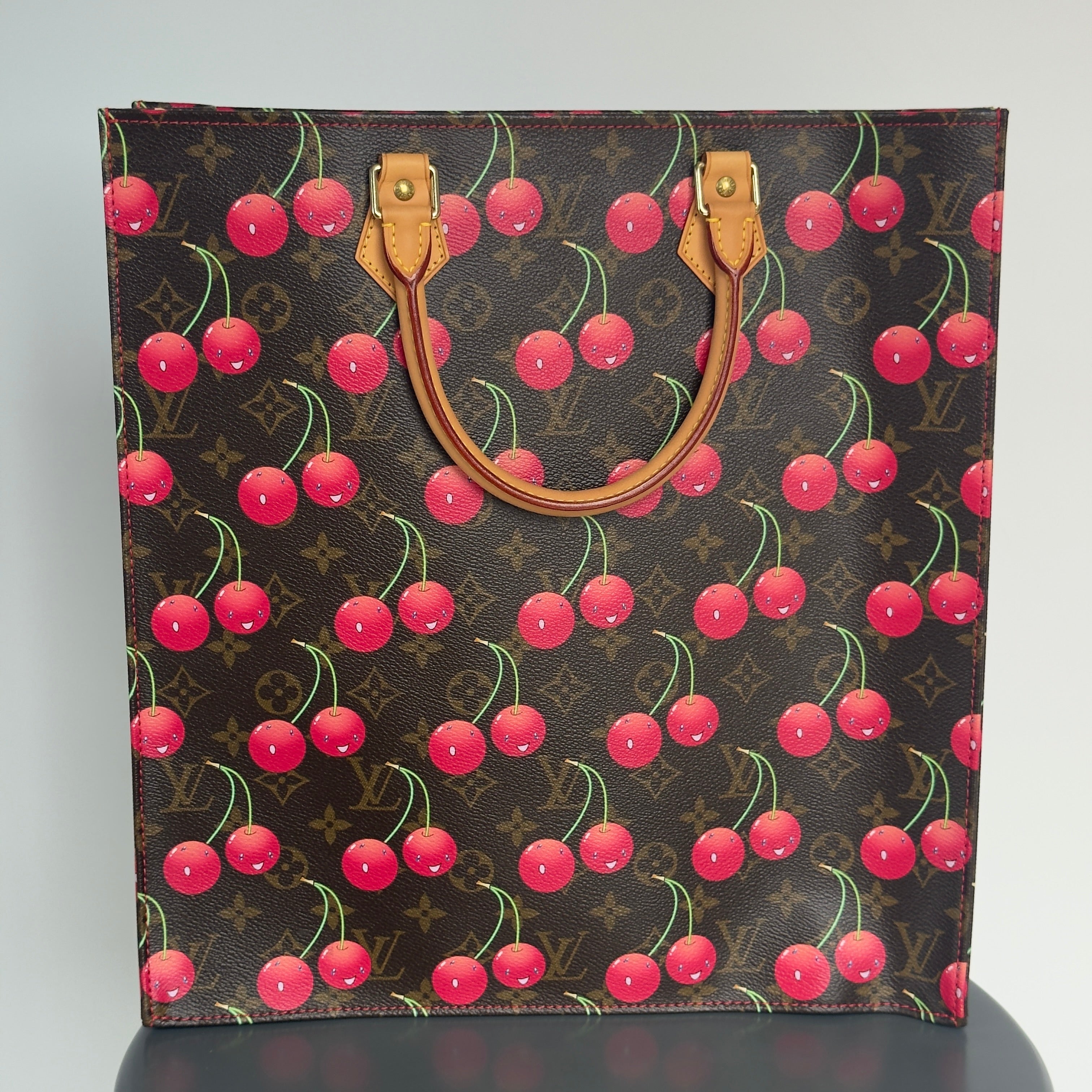 Louis Vuitton Cerises Monogram Sac Plat Takashi Murakami - Queen May