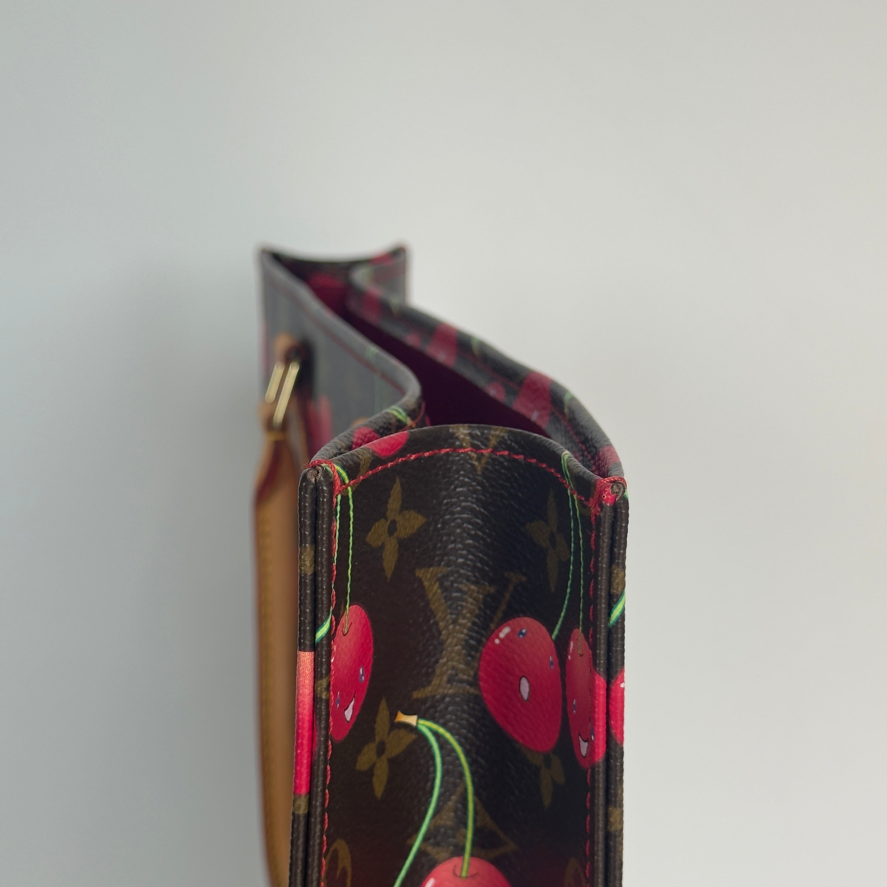 Louis Vuitton Cerises Monogram Sac Plat Takashi Murakami - Queen May