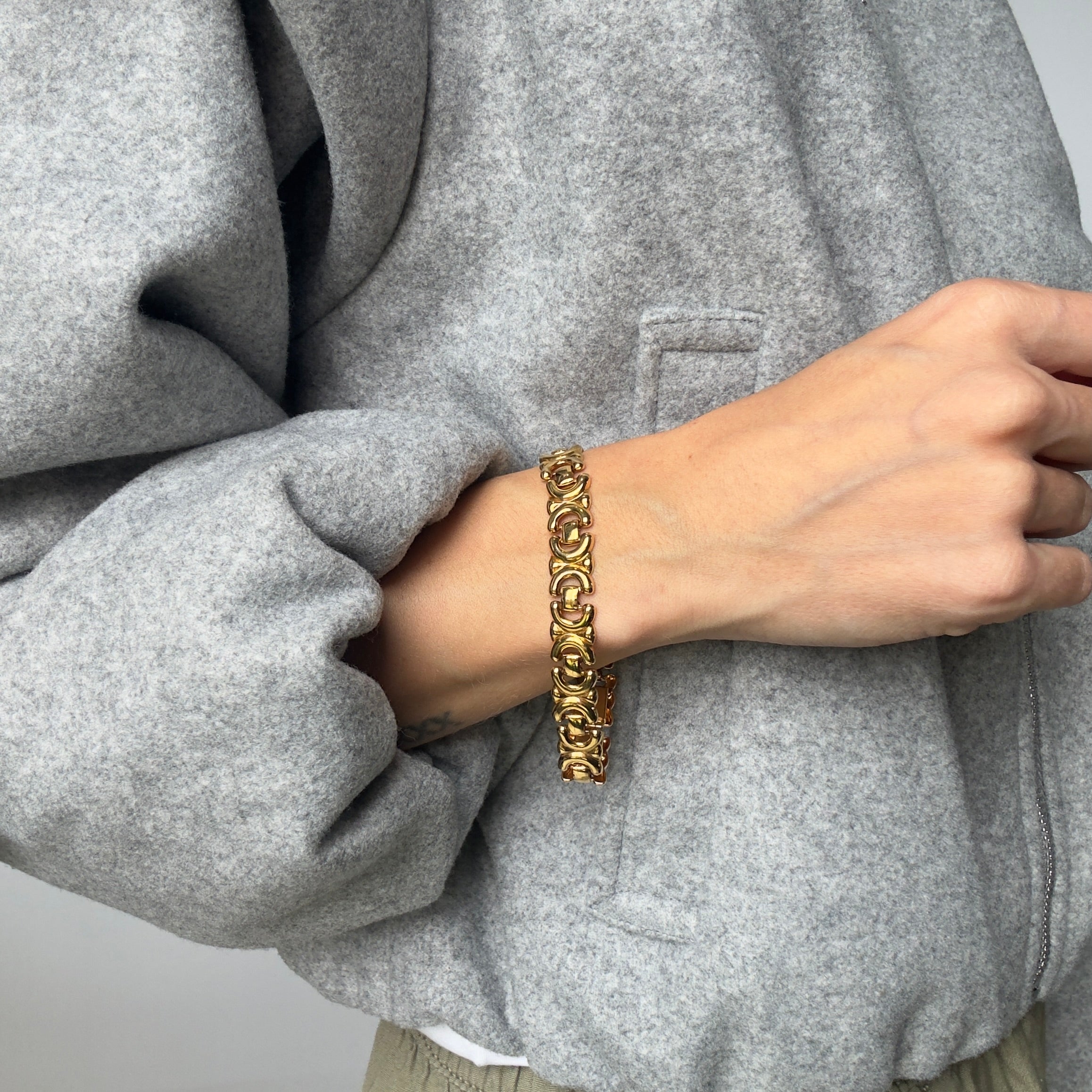 Vintage Celine Triomphe Bracelet - Queen May