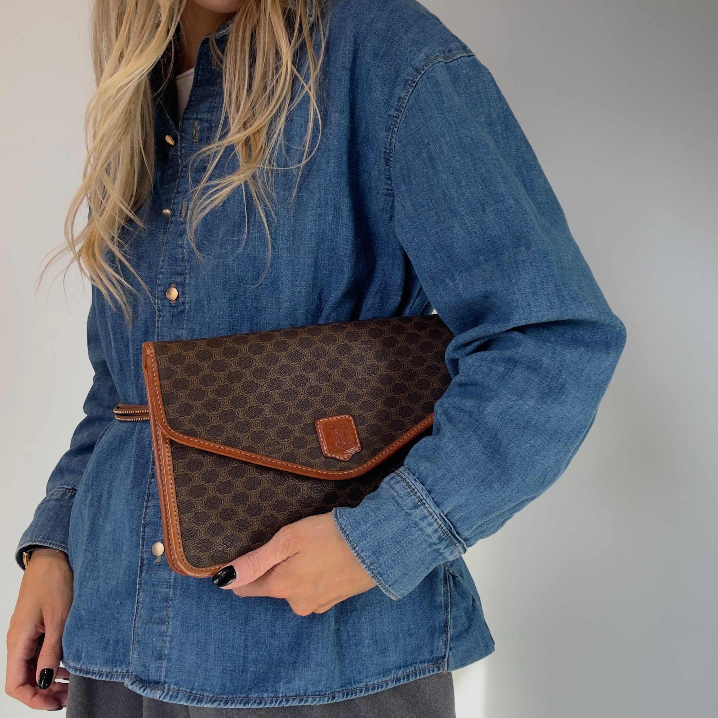 Celine Macadam Crossbody/ Clutch - Queen May