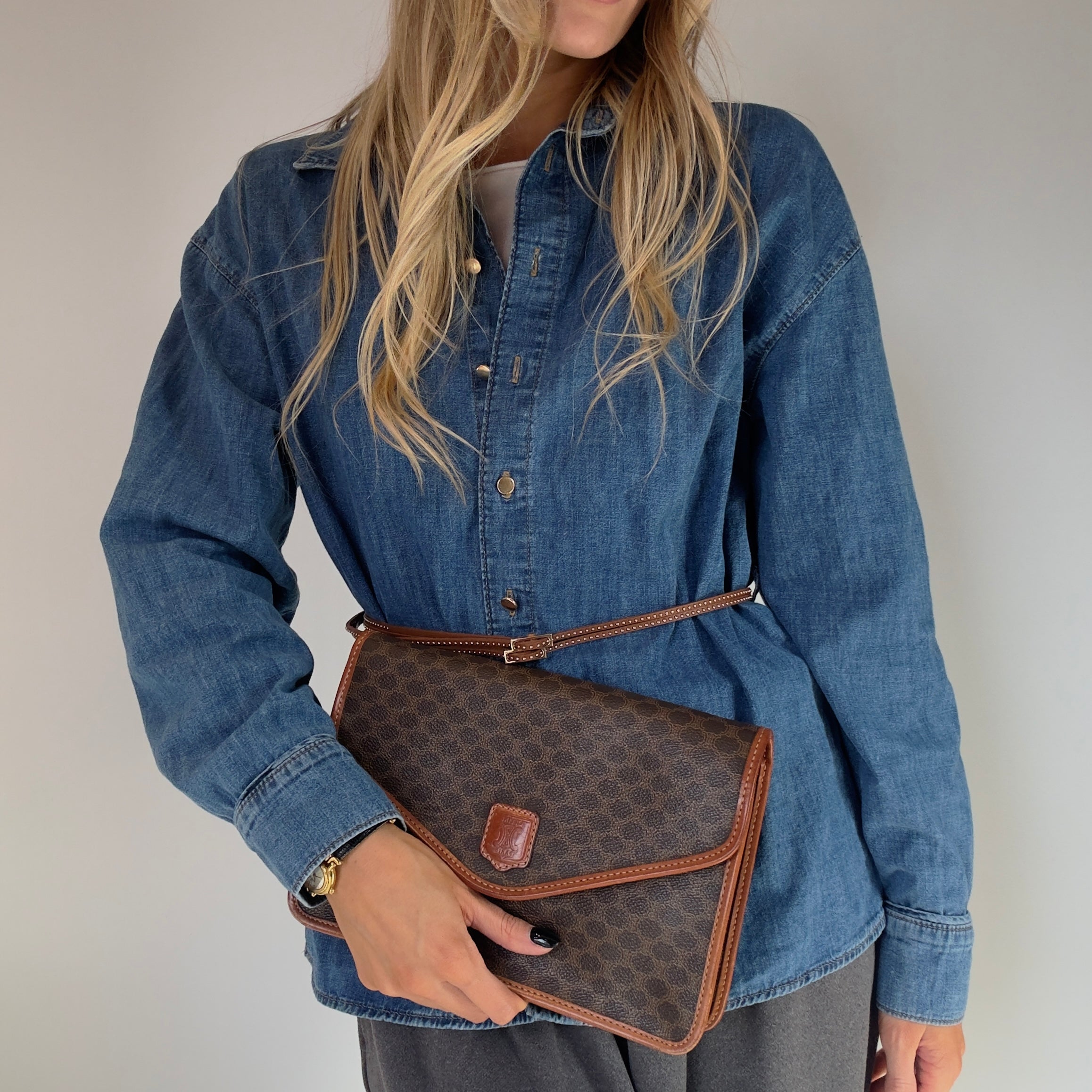 Celine Macadam Crossbody/ Clutch - Queen May