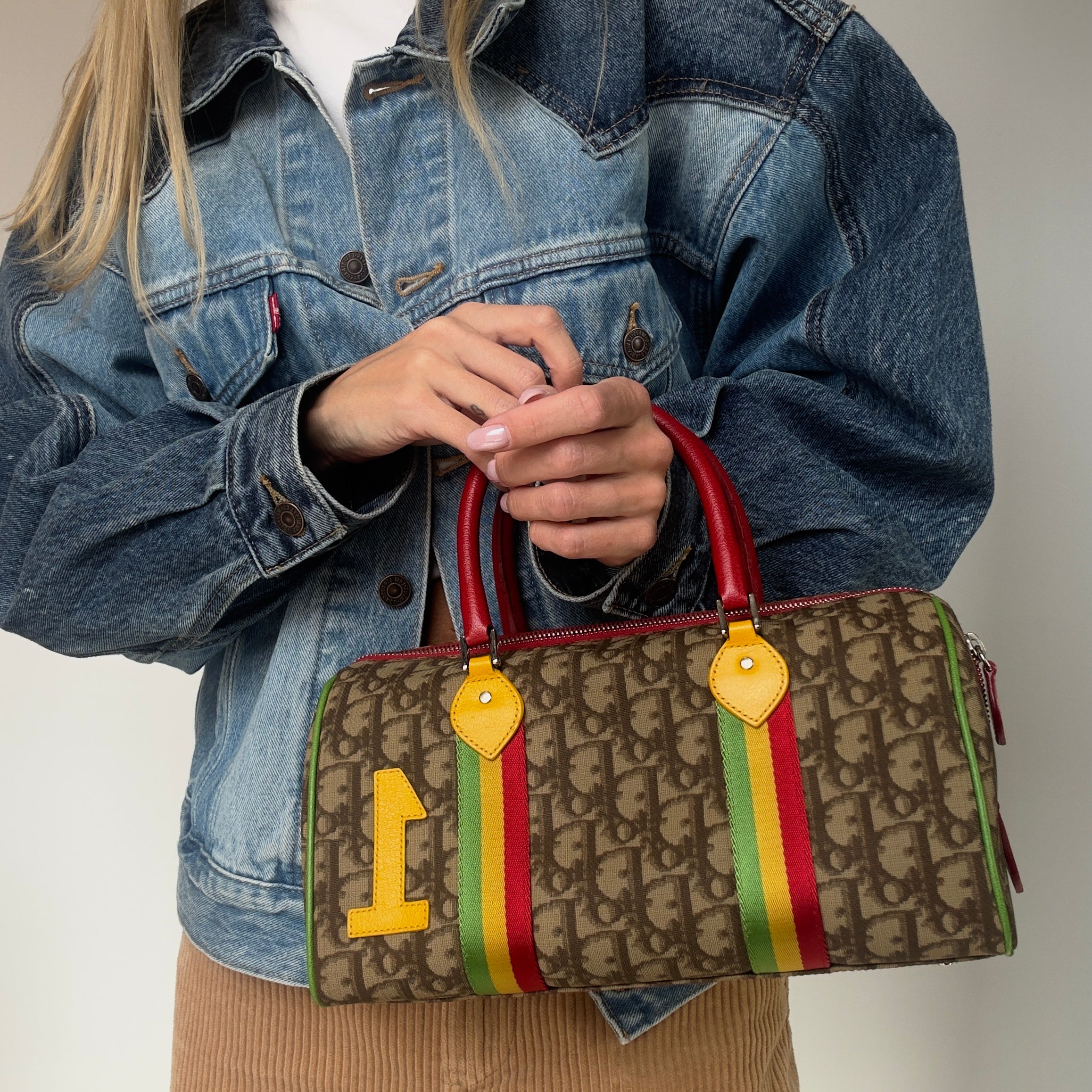Christian Dior Monogram Rasta Boston Bag - Queen May