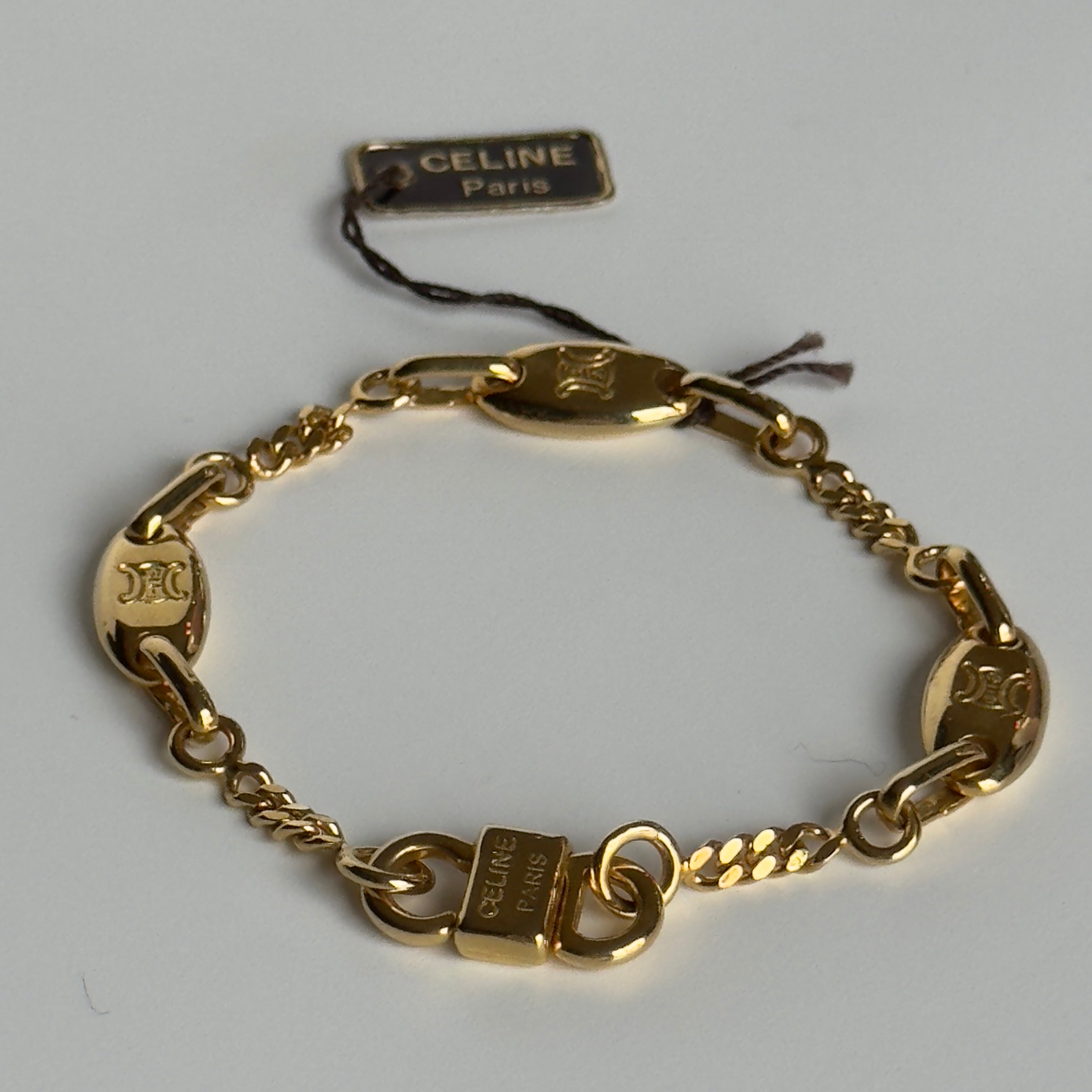 Vintage Celine Triomphe Charm Bracelet - Queen May