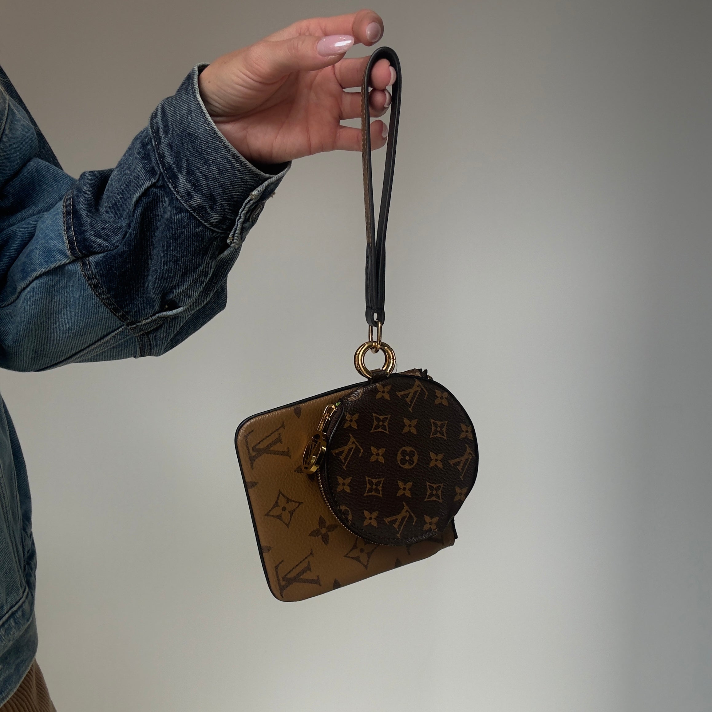 Louis Vuitton Reverse Monogram Trio Pouch - Queen May