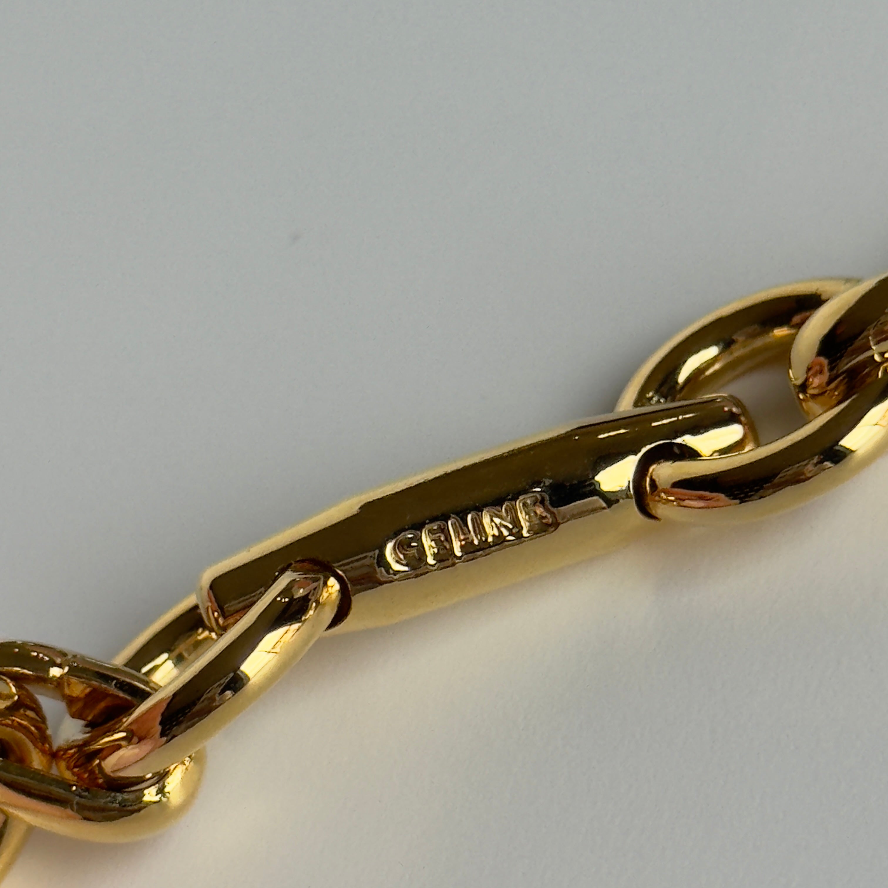Celine Horsebit Gold Tone Bracelet - Queen May