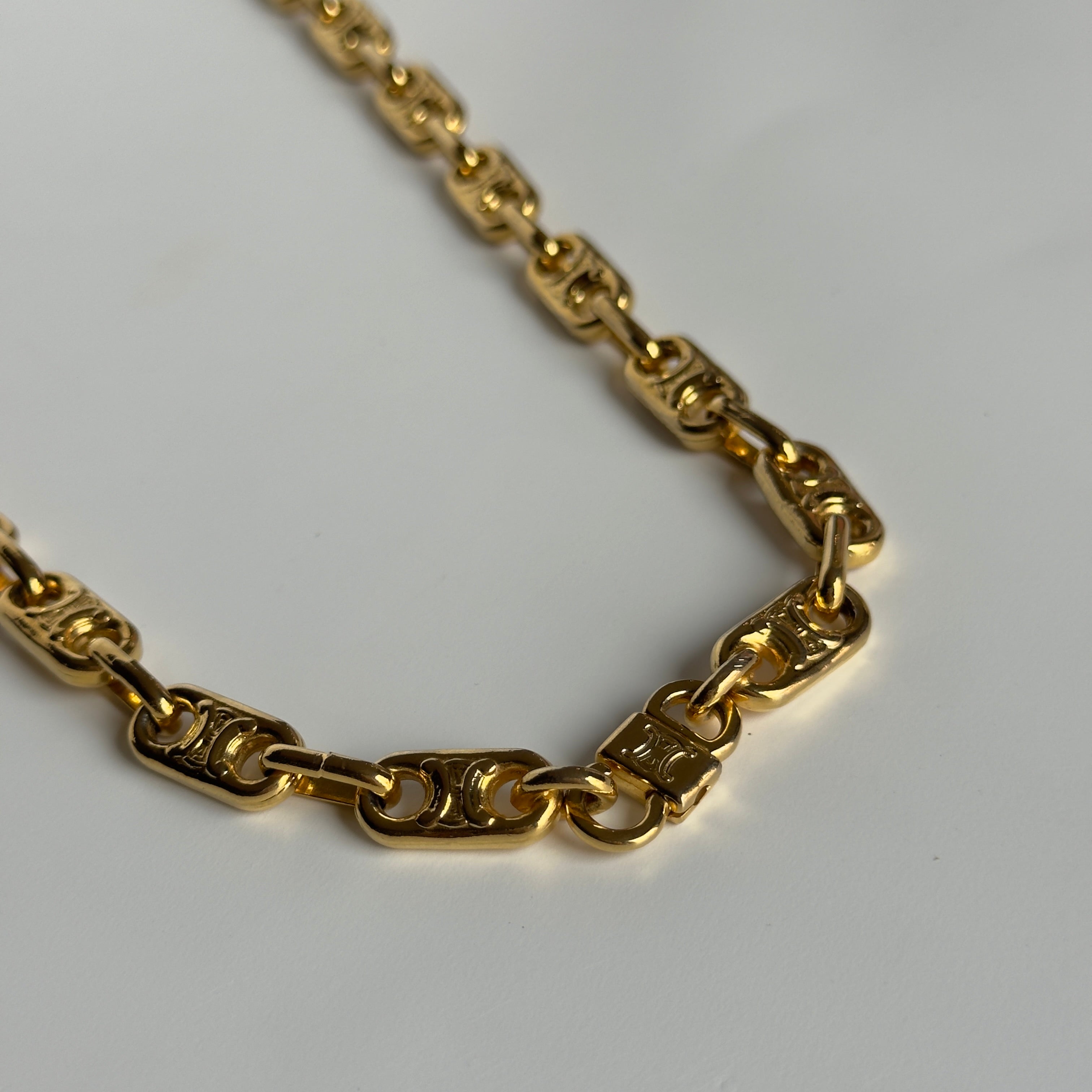 Celine Triomphe Chain Necklace - Queen May