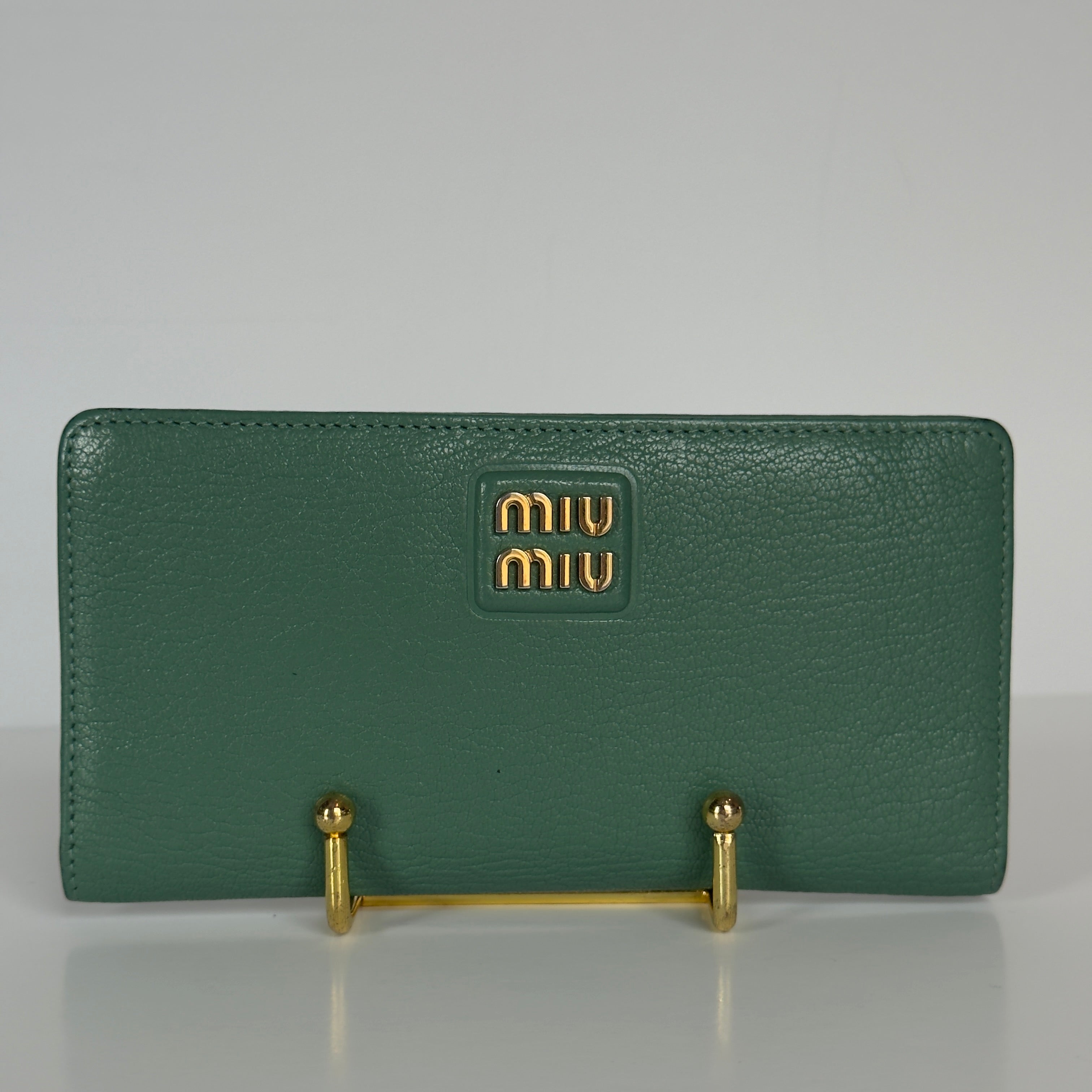 Miu Miu Green Long Wallet - Queen May