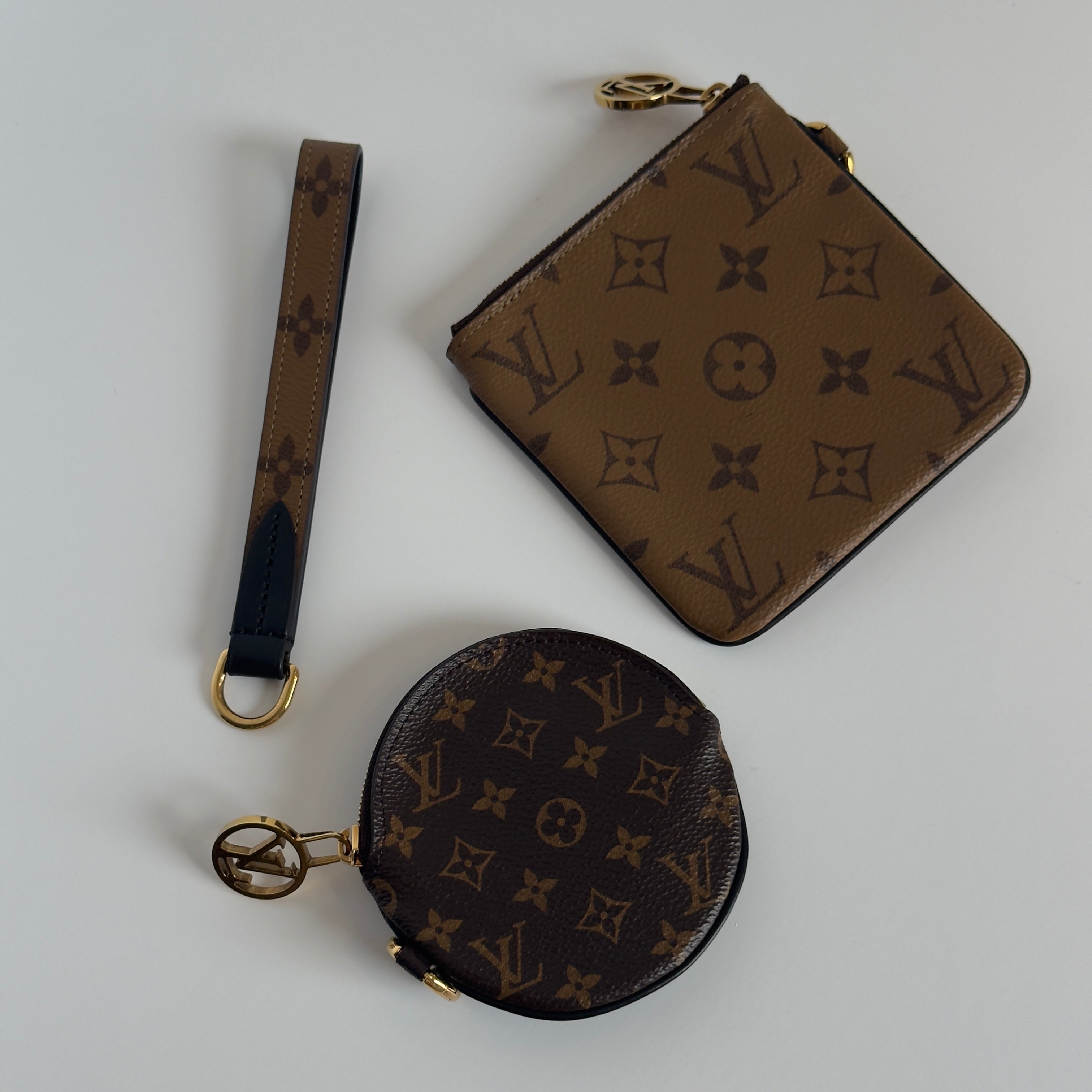 Louis Vuitton Reverse Monogram Trio Pouch - Queen May