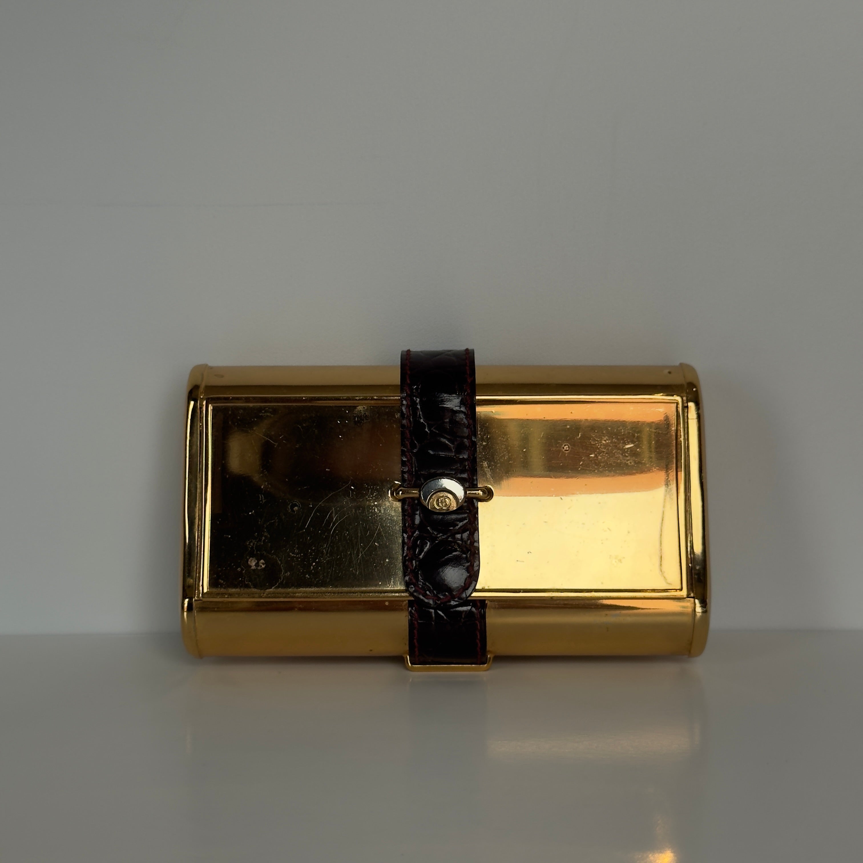 Rare Vintage Gucci Metal Book Trinket Box - Queen May