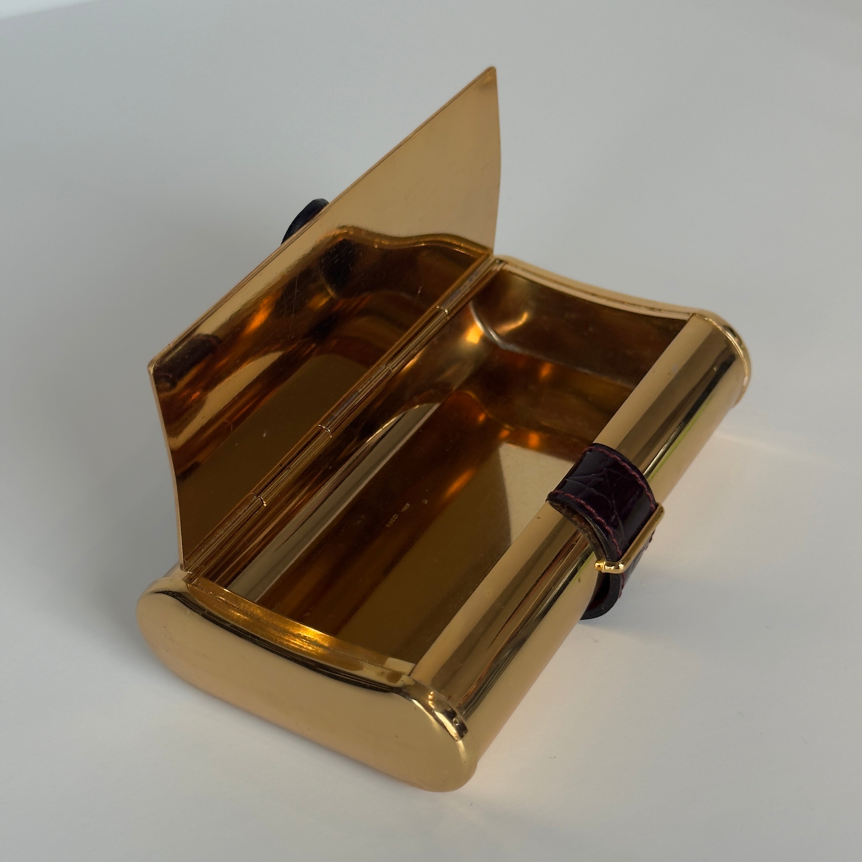 Rare Vintage Gucci Metal Book Trinket Box - Queen May
