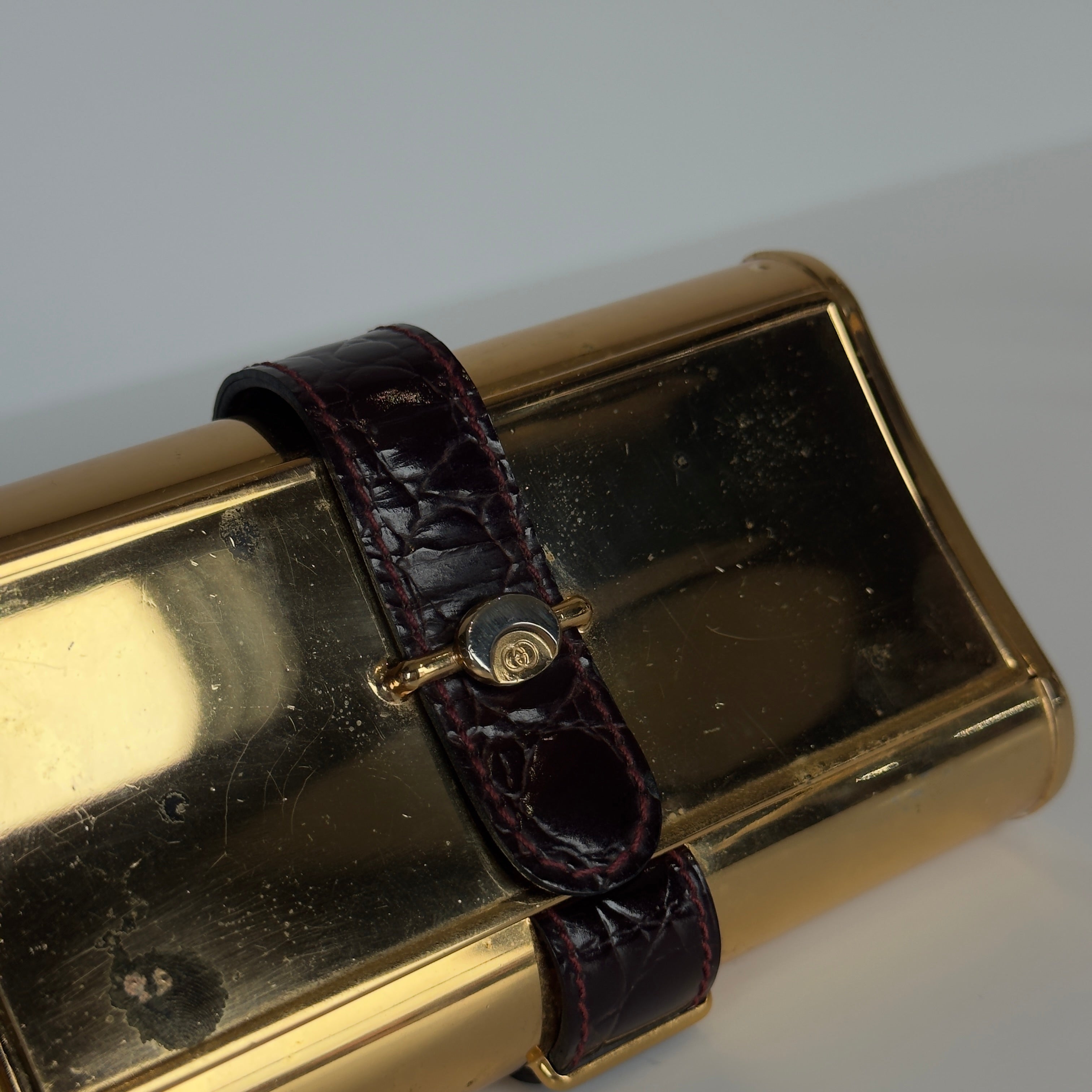 Rare Vintage Gucci Metal Book Trinket Box - Queen May