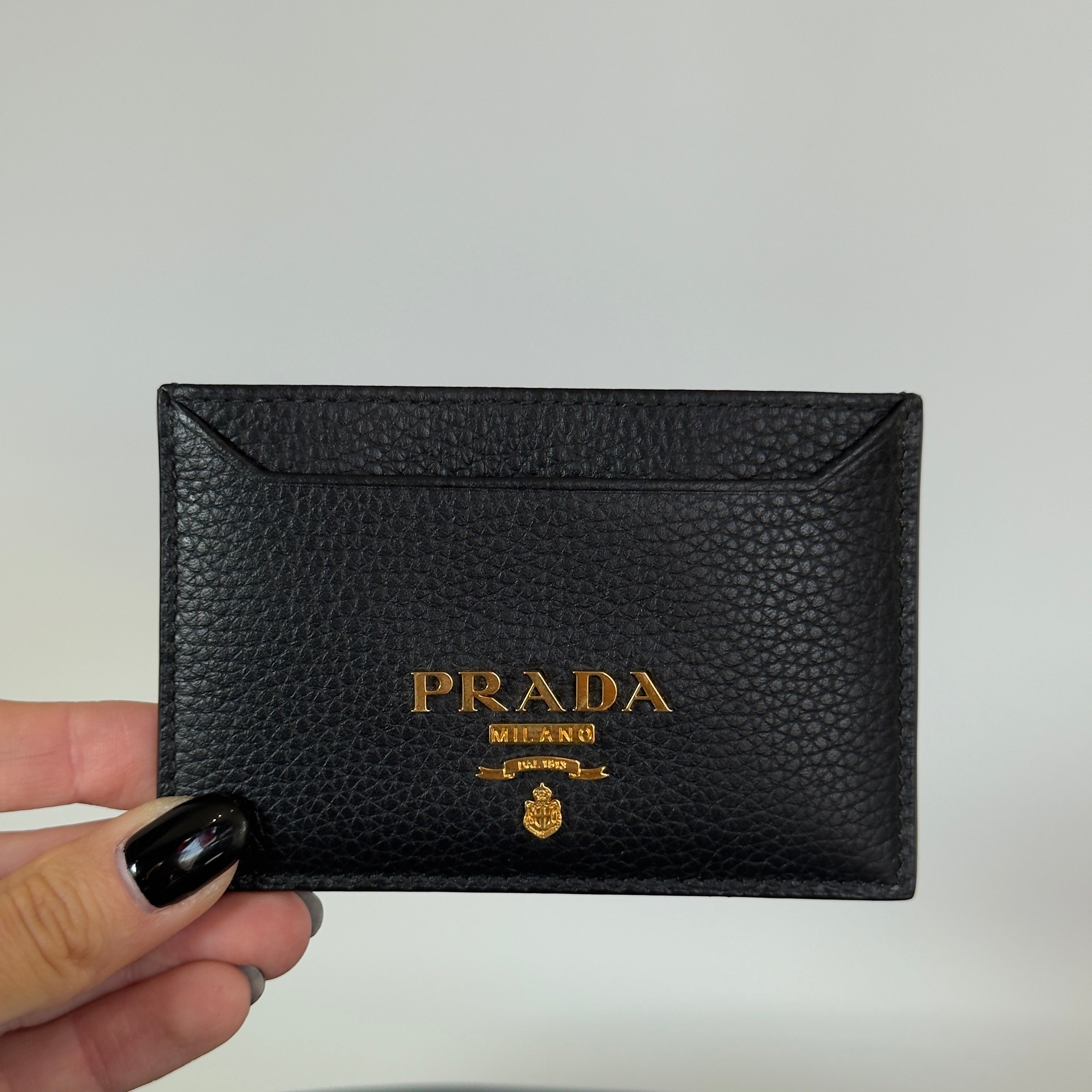 Prada Saffiano Leather Card Holder - Queen May