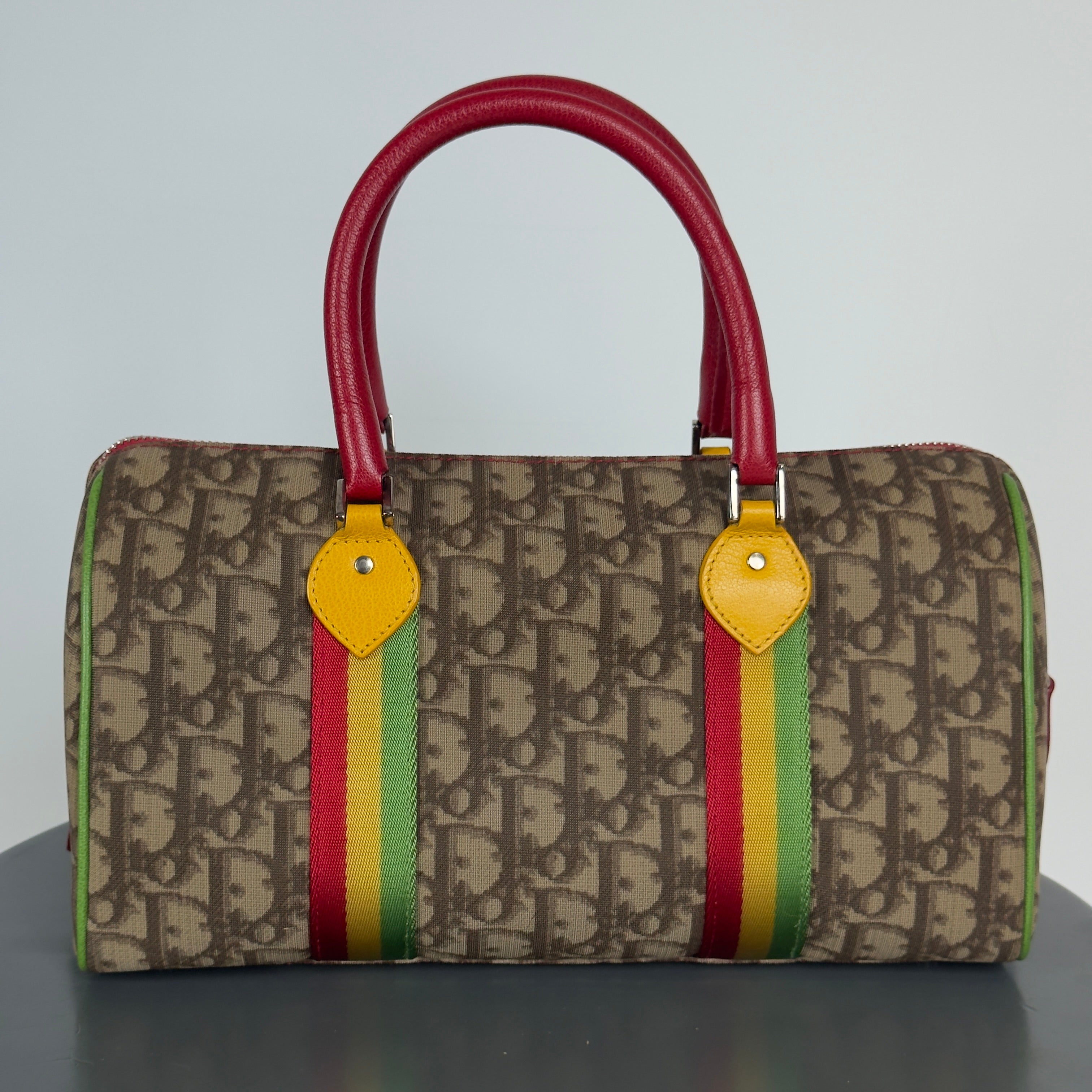 Christian Dior Monogram Rasta Boston Bag - Queen May