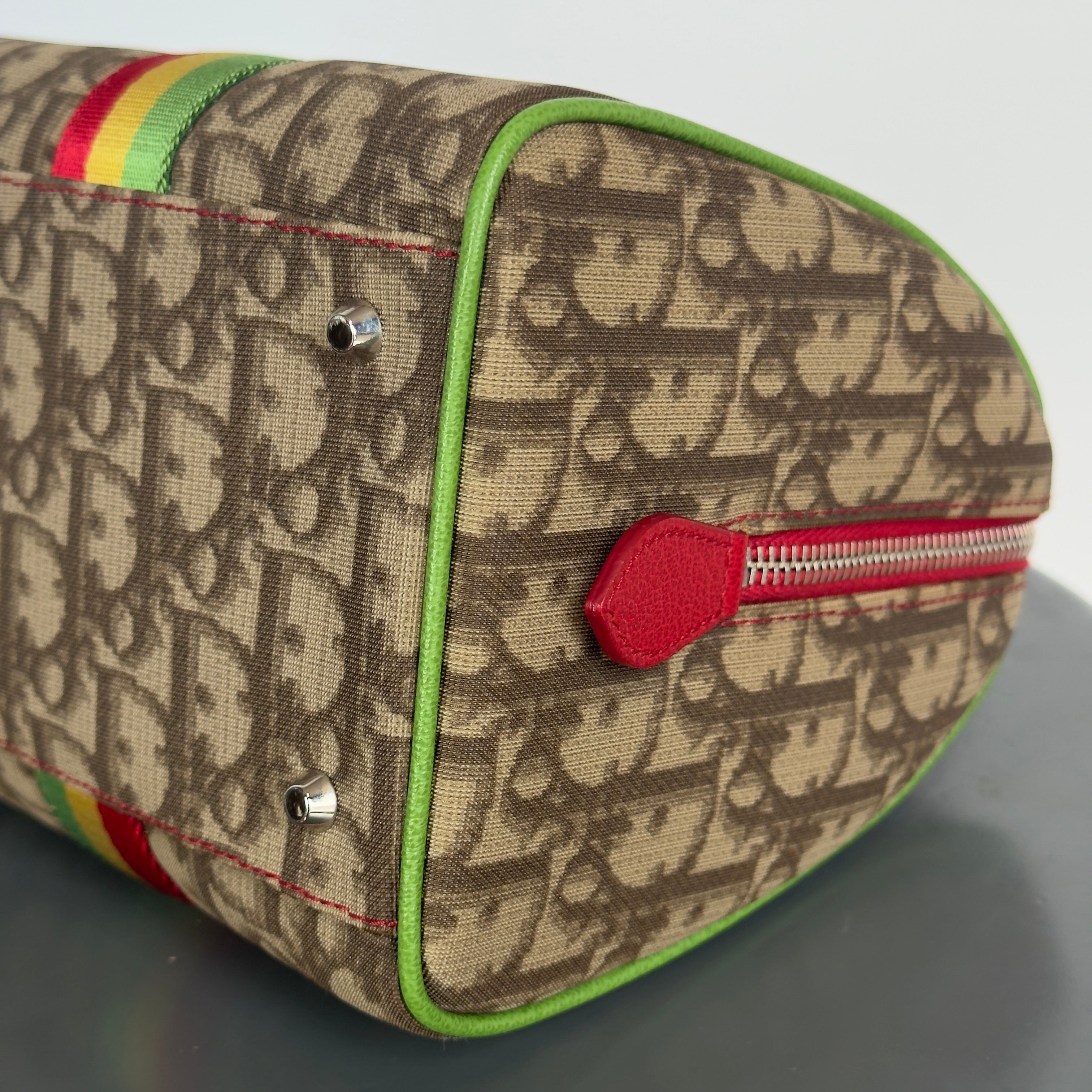 Christian Dior Monogram Rasta Boston Bag - Queen May