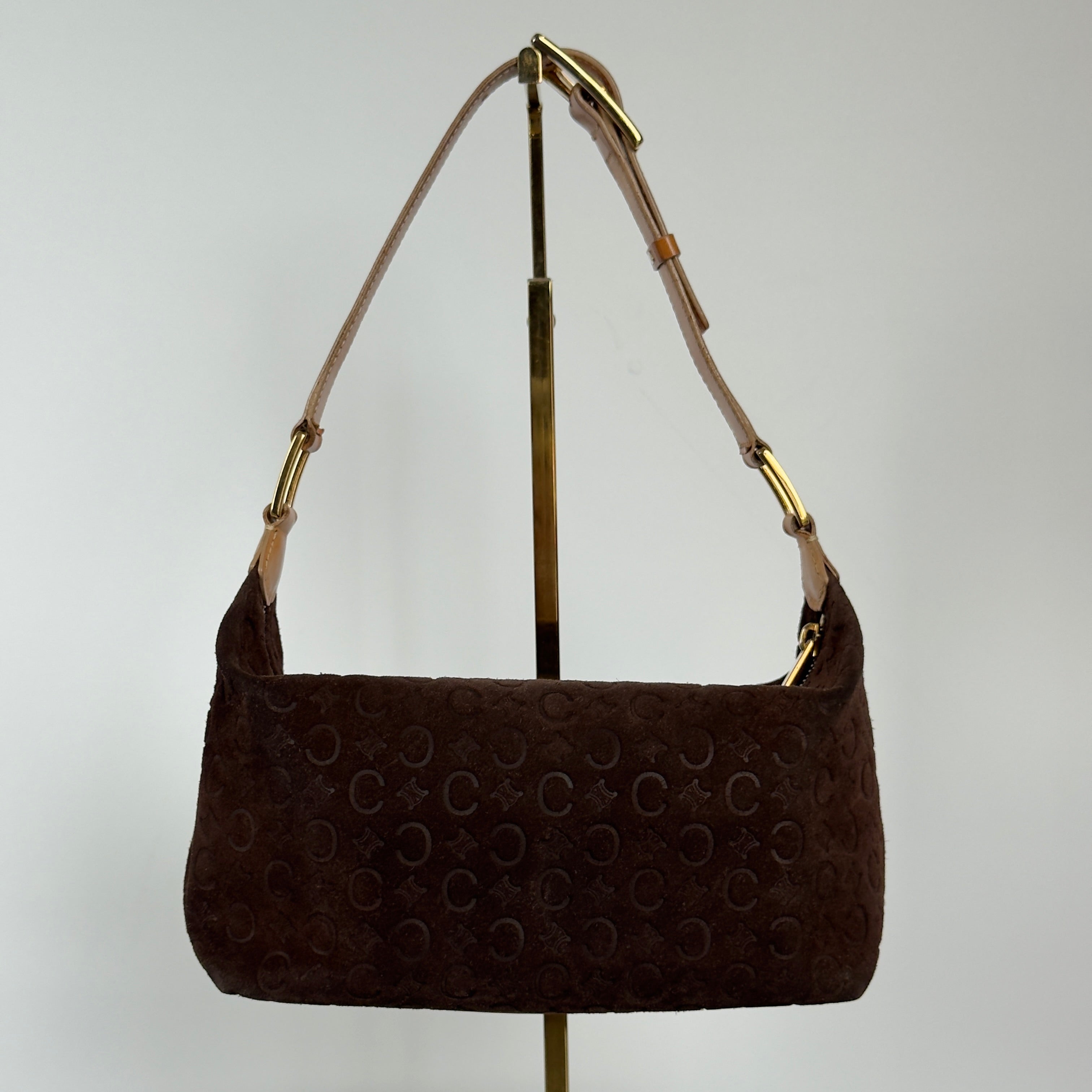 Vintage Celine Macadam Suede Bag - Queen May